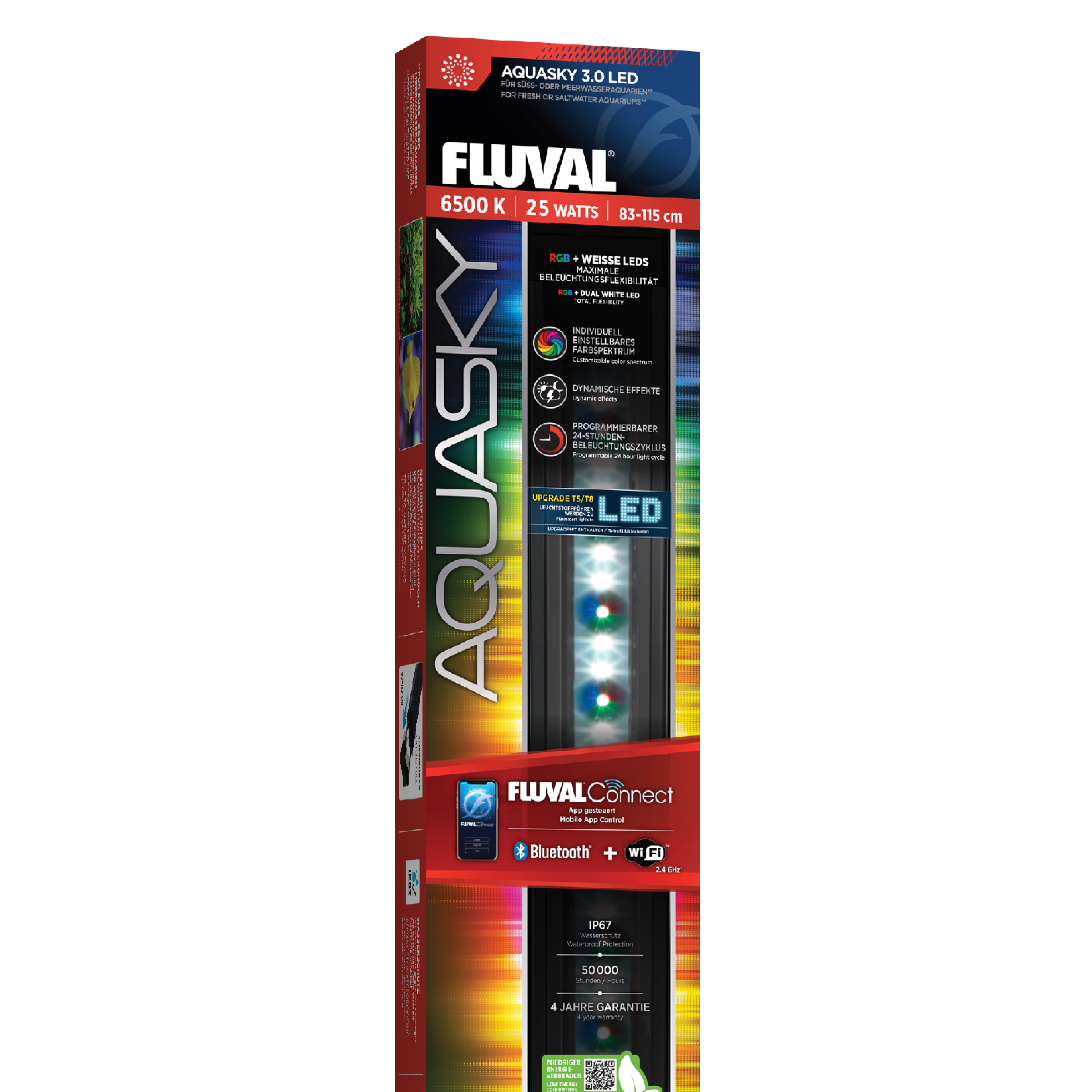 Fluval AquaSky LED 3.0 25W, 83,5-114,9cm