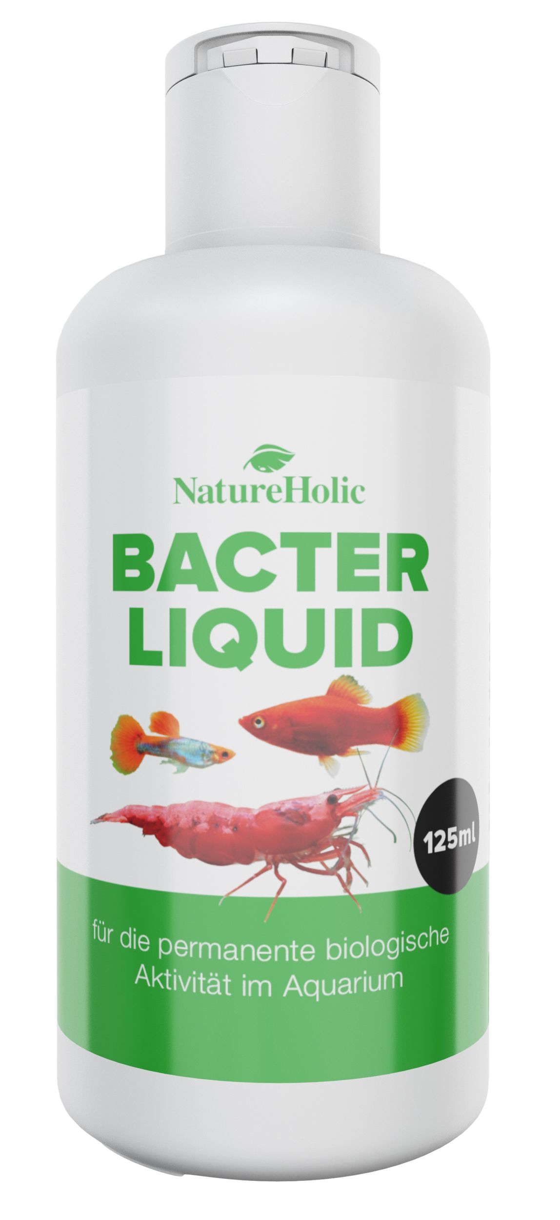 NatureHolic Bacter Liquid, Filterstarterbakterien, 125 ml 