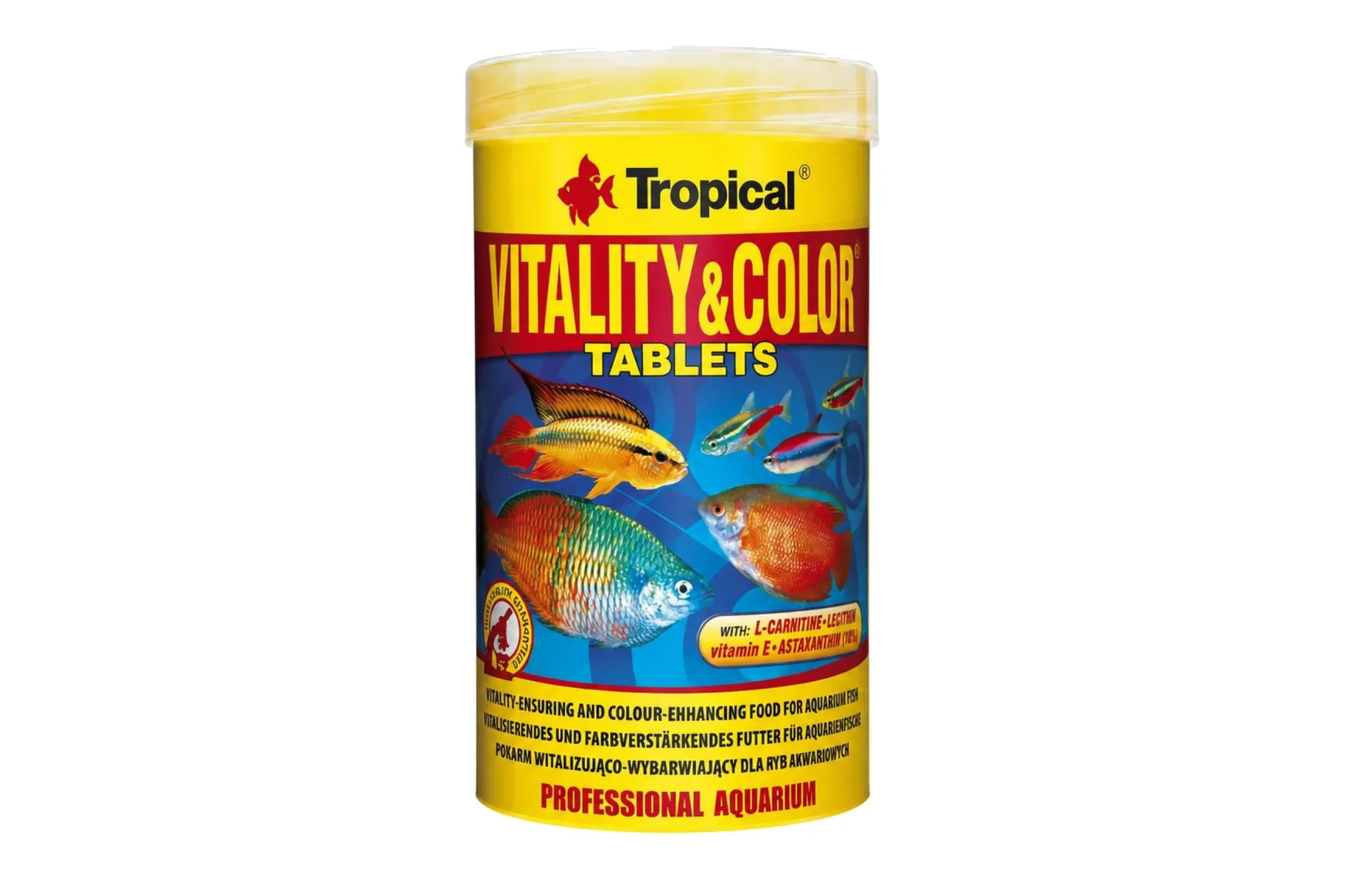 Tropical VITALITY & COLOR TABLETS 250 ml – KI-generierte Abbildung aus Produktreferenz