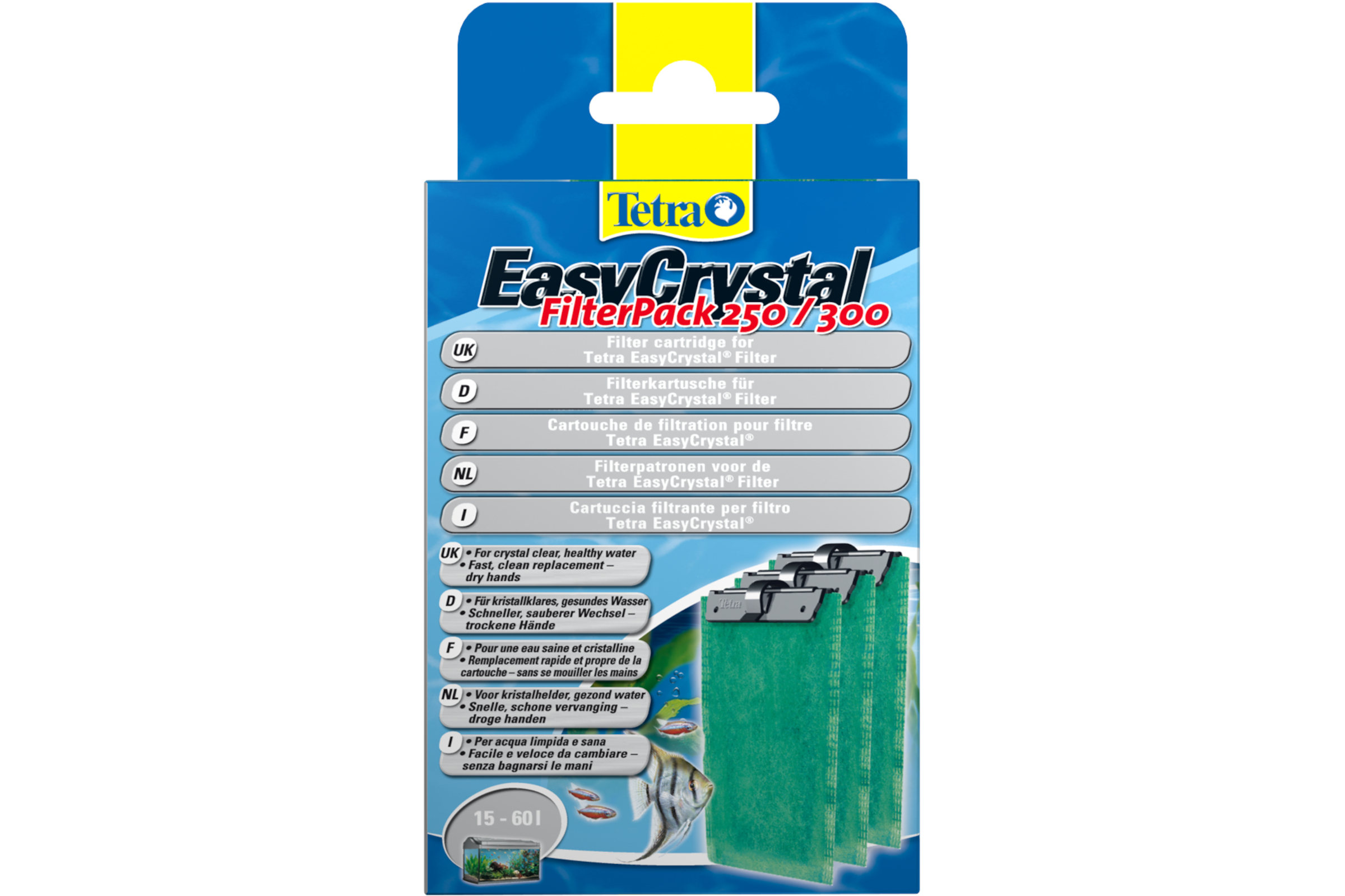Tetra EasyCrystal Filter Pack 250/300, Ersatz-Filterkartuschen, 3 Stück