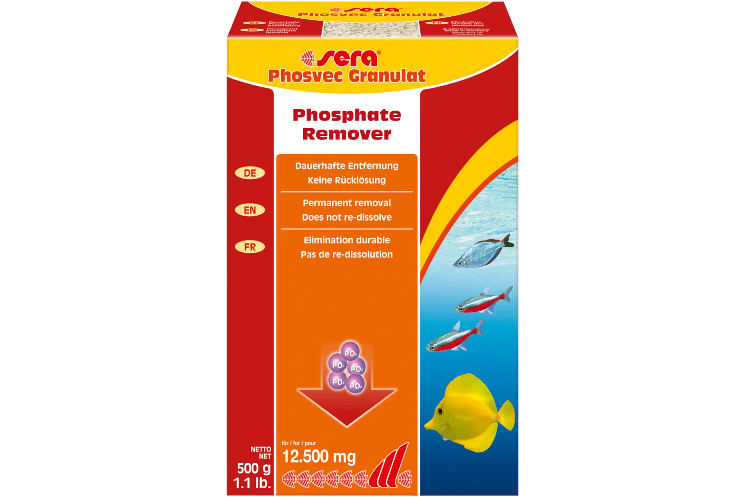 Sera Phosvec Granulat, Phosphat-Entferner, 500 g