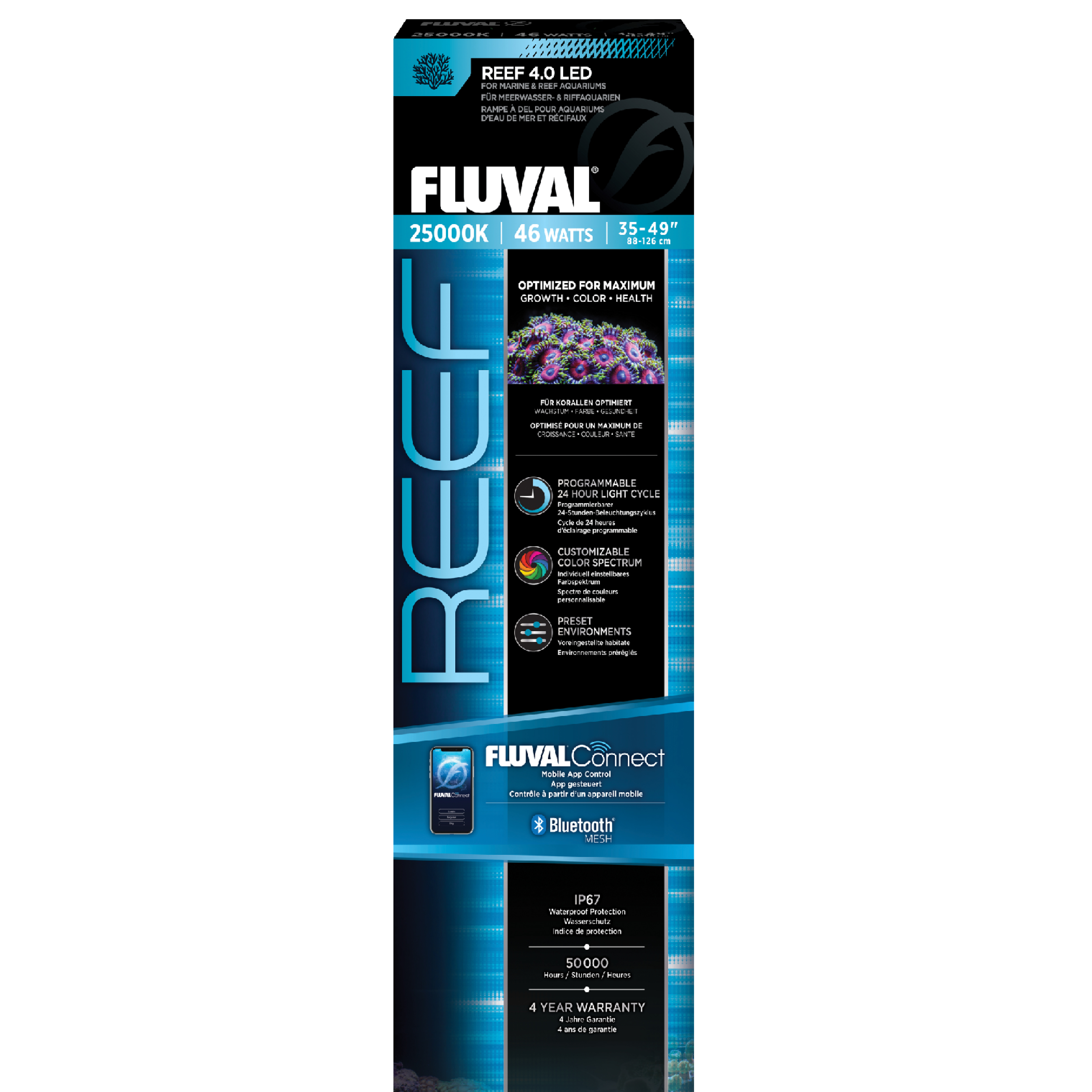 Fluval Reef 4.0 LED, 46W 88,2-125,8 cm