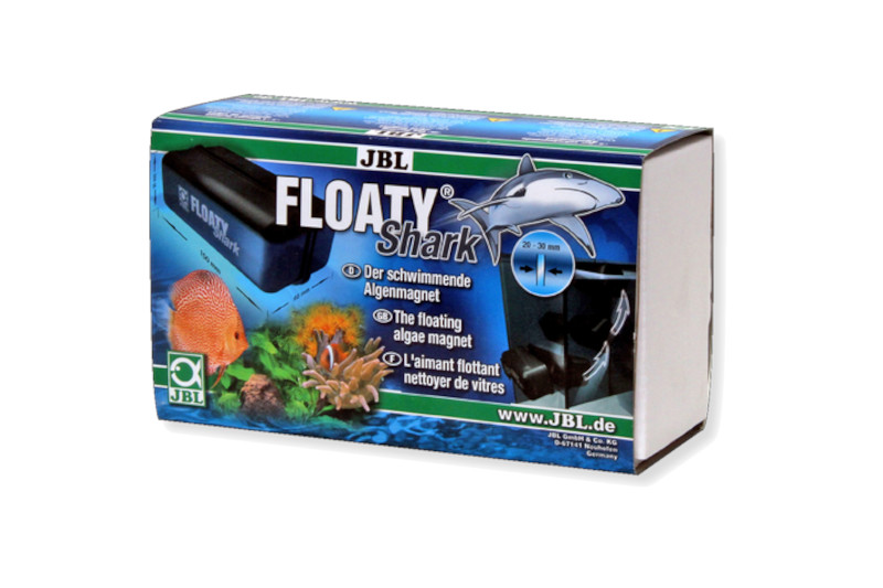 JBL Floaty Shark, Algenmagnet bis 30 mm Glasstärke
