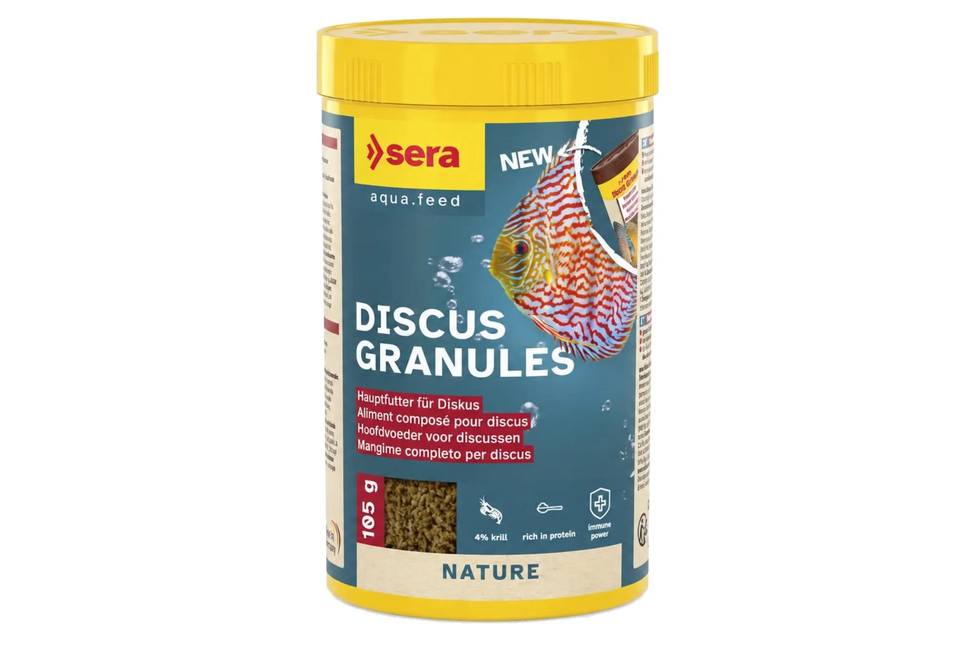 Sera Discus Granules 250 ml (105 g) – KI-generierte Abbildung aus Produktreferenz