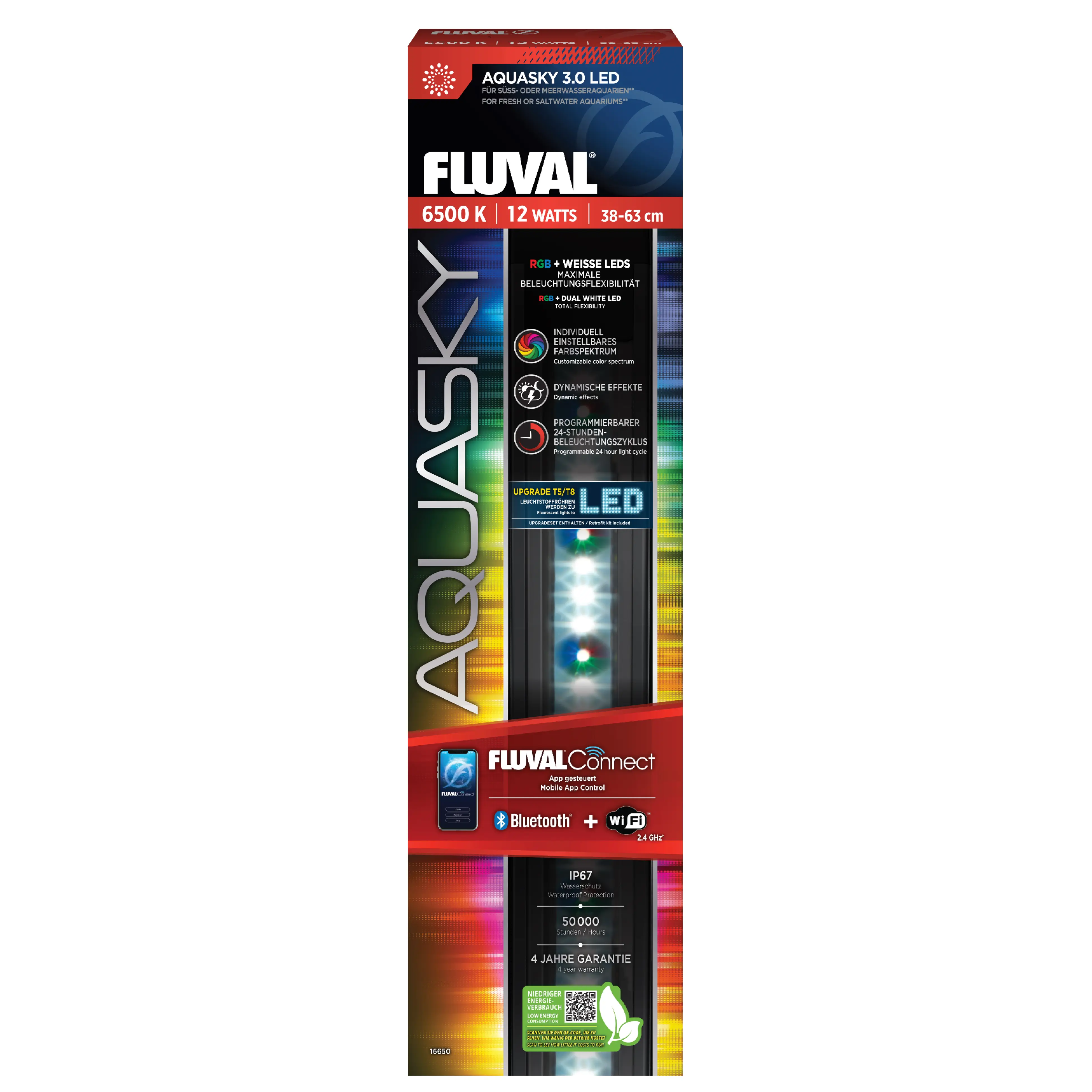 Fluval AquaSky LED 3.0 12W, 38-62,8cm