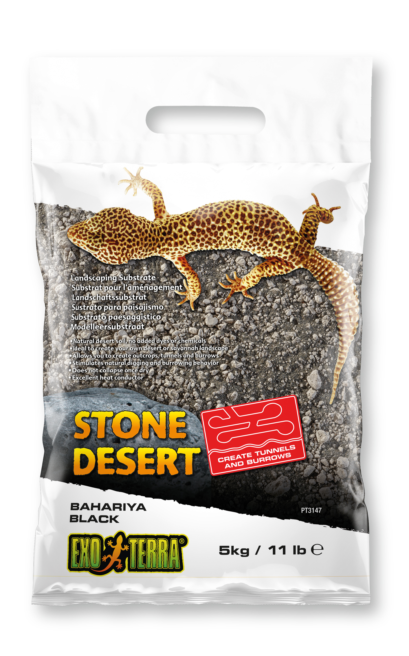Exo Terra Bahariya Black Stone Desert 5kg