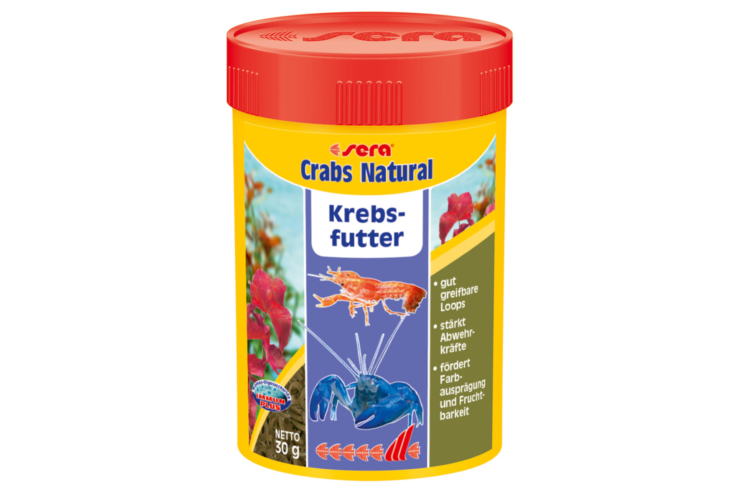 Sera Crab Loops Nature, Hauptfutter-Loops, 100 ml