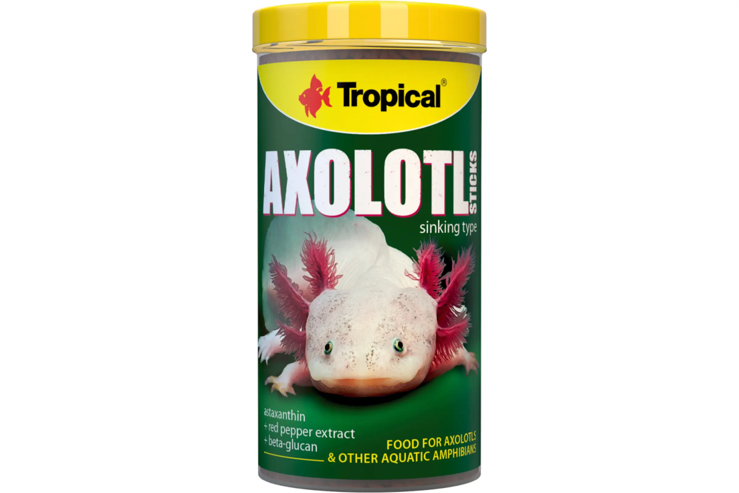 Tropical Axolotl Sticks, 250 ml, für Axolotl, Molche, Frösche...