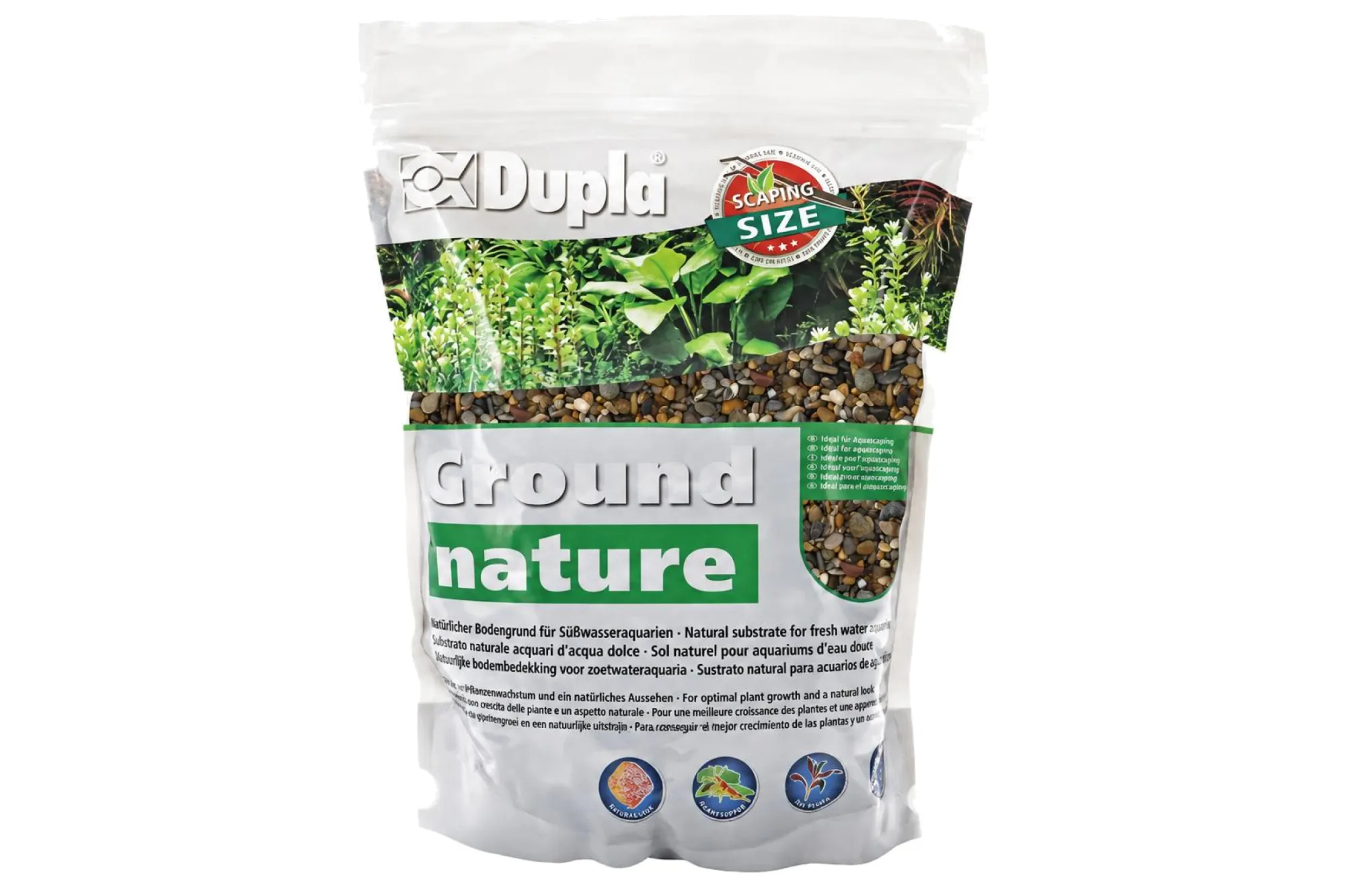 Dupla Ground nature Los Nevados 2–8 mm, 2 kg – KI-generierte Abbildung aus Produktreferenz