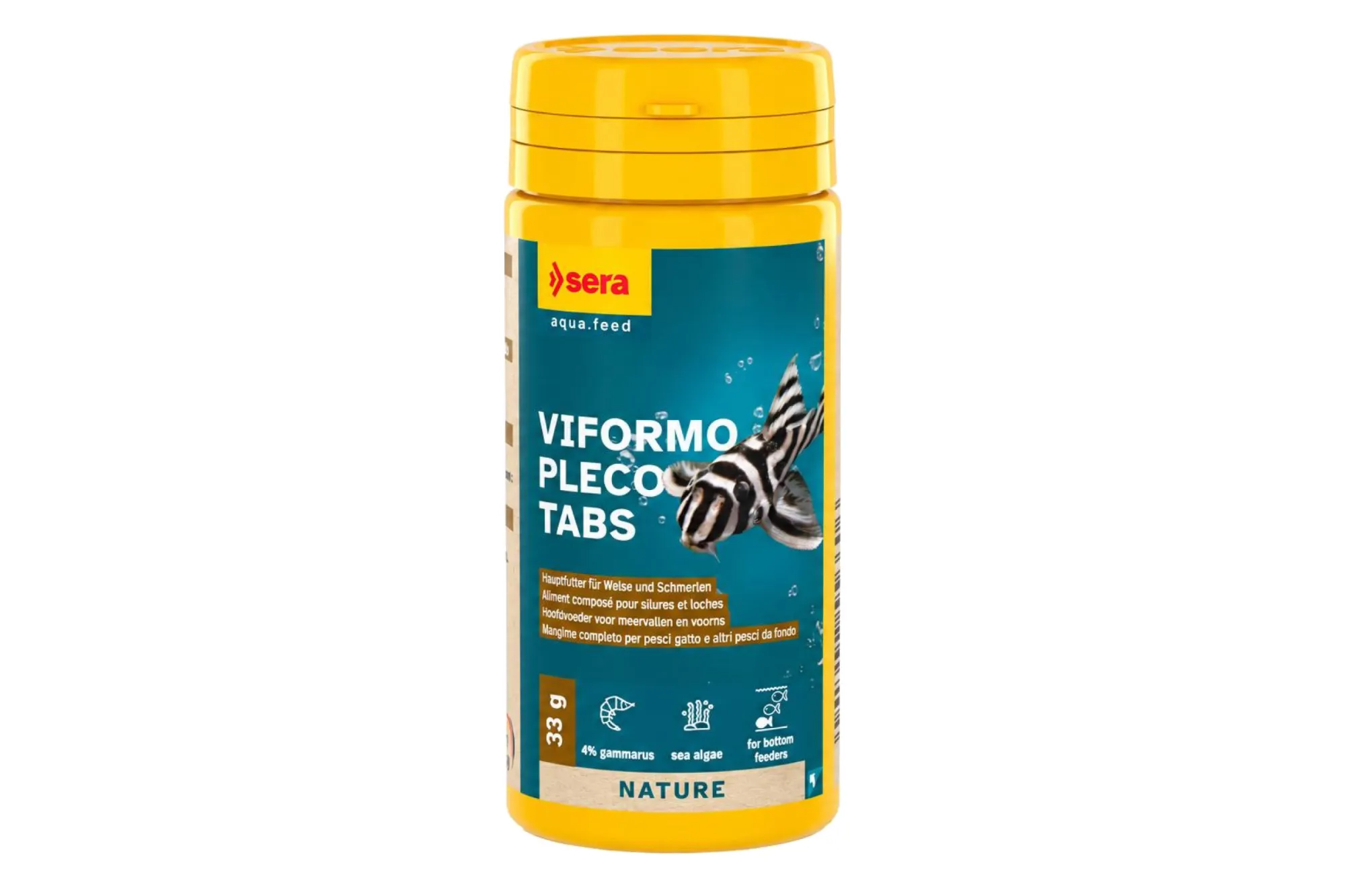 Sera Viformo Pleco Tabs 50 ml (33 g) – KI-generierte Abbildung aus Produktreferenz