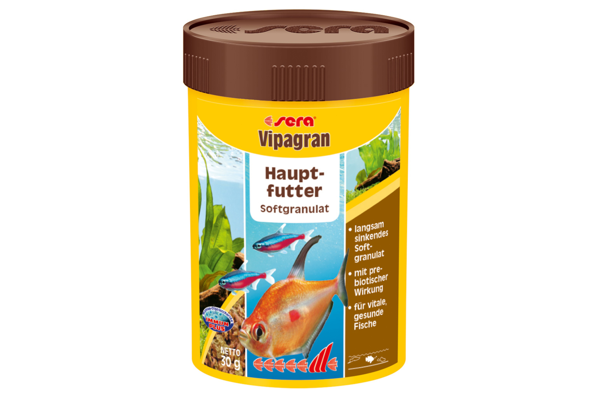 Sera Vipagran Nature, Hauptfutter-Granulat, in 3 Größen
