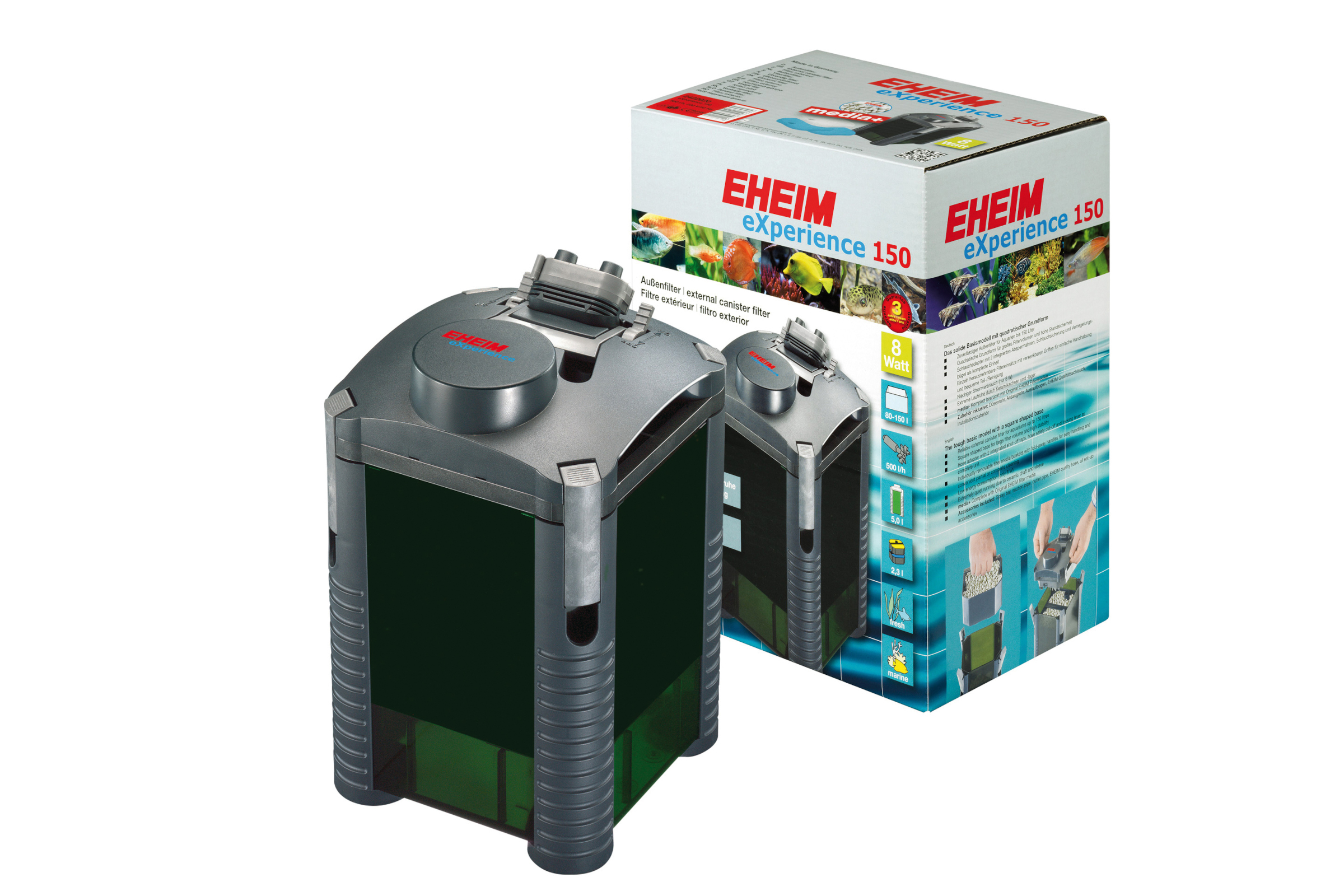 Eheim eXperience 150, Komfort-Außenfilter