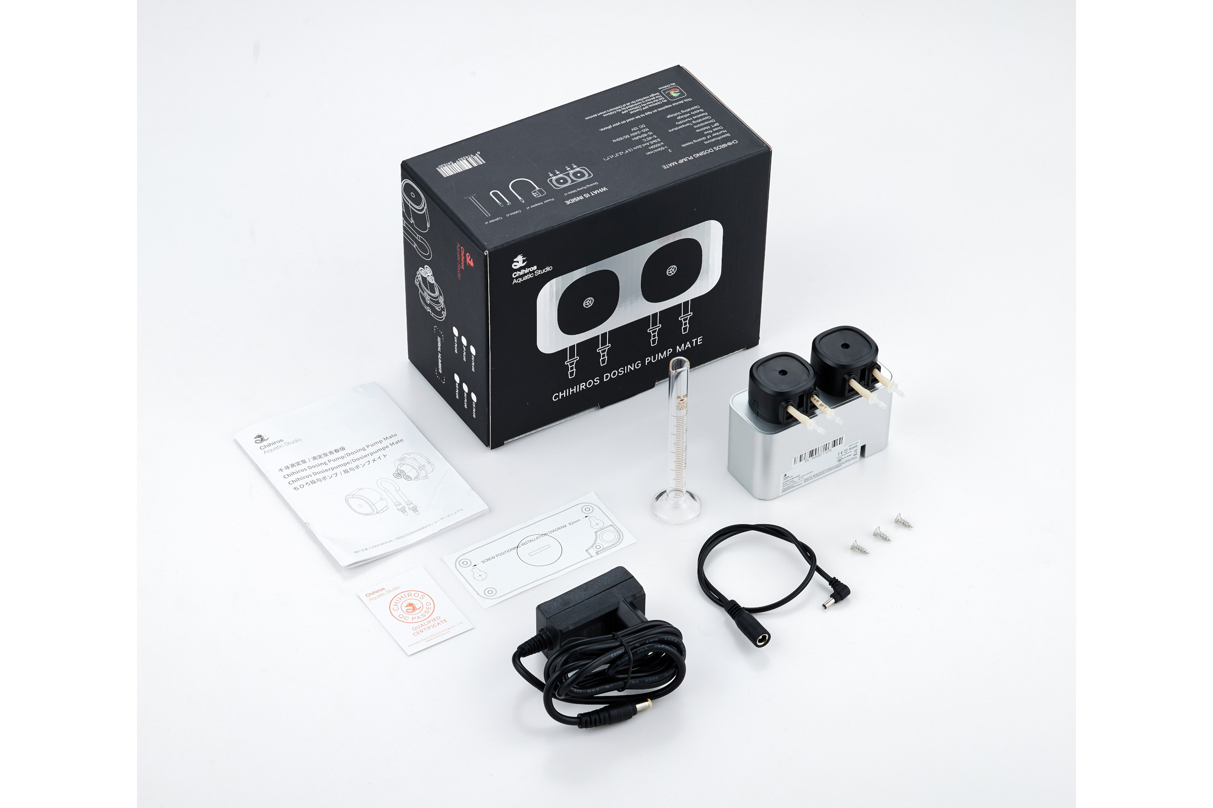 Chihiros Dosieranlage mit 2 Anschlüssen