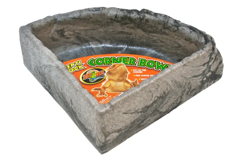 Zoomed Repti Rock Corner Water Dish Large, Eck-Schale