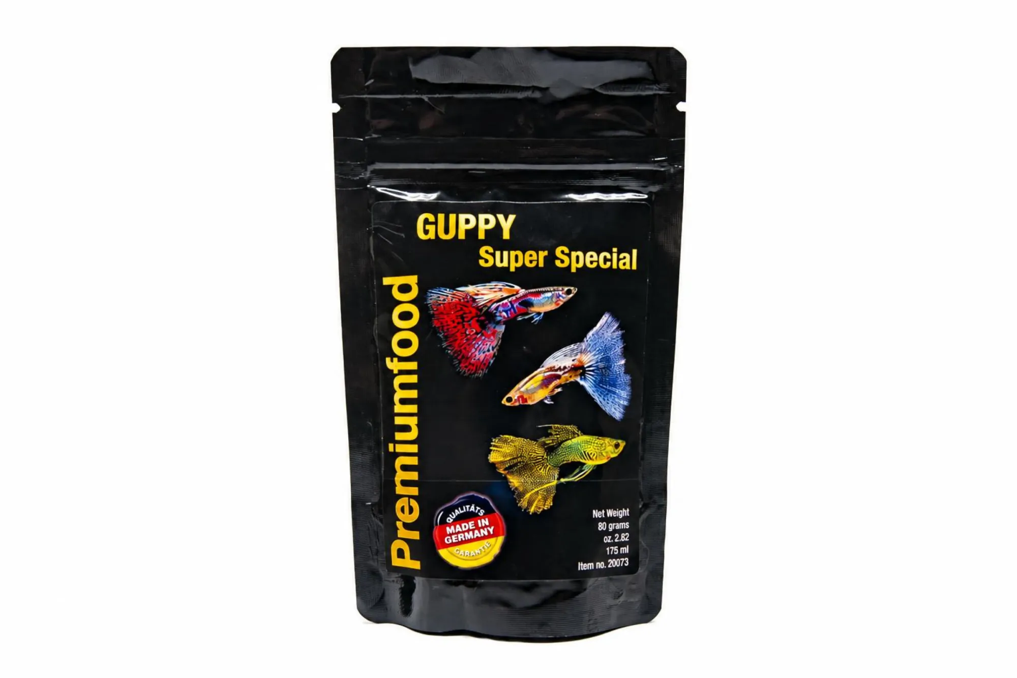 Discusfood Guppy Super Special Granulate Soft 80 g – KI-generierte Abbildung aus Produktreferenz