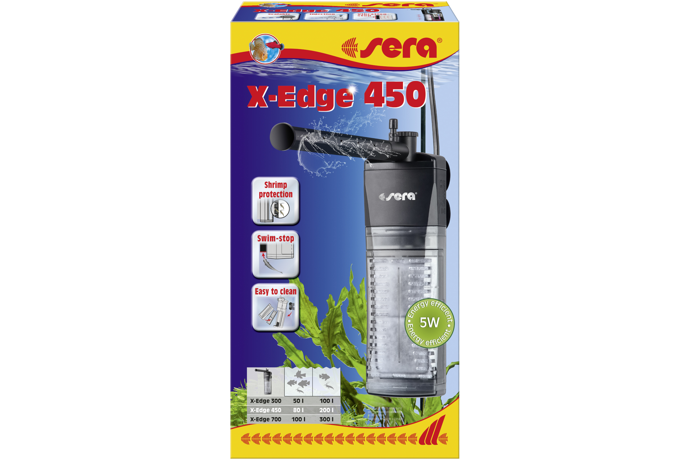 Sera X‑Edge 450 Eckfilter bis 200 l