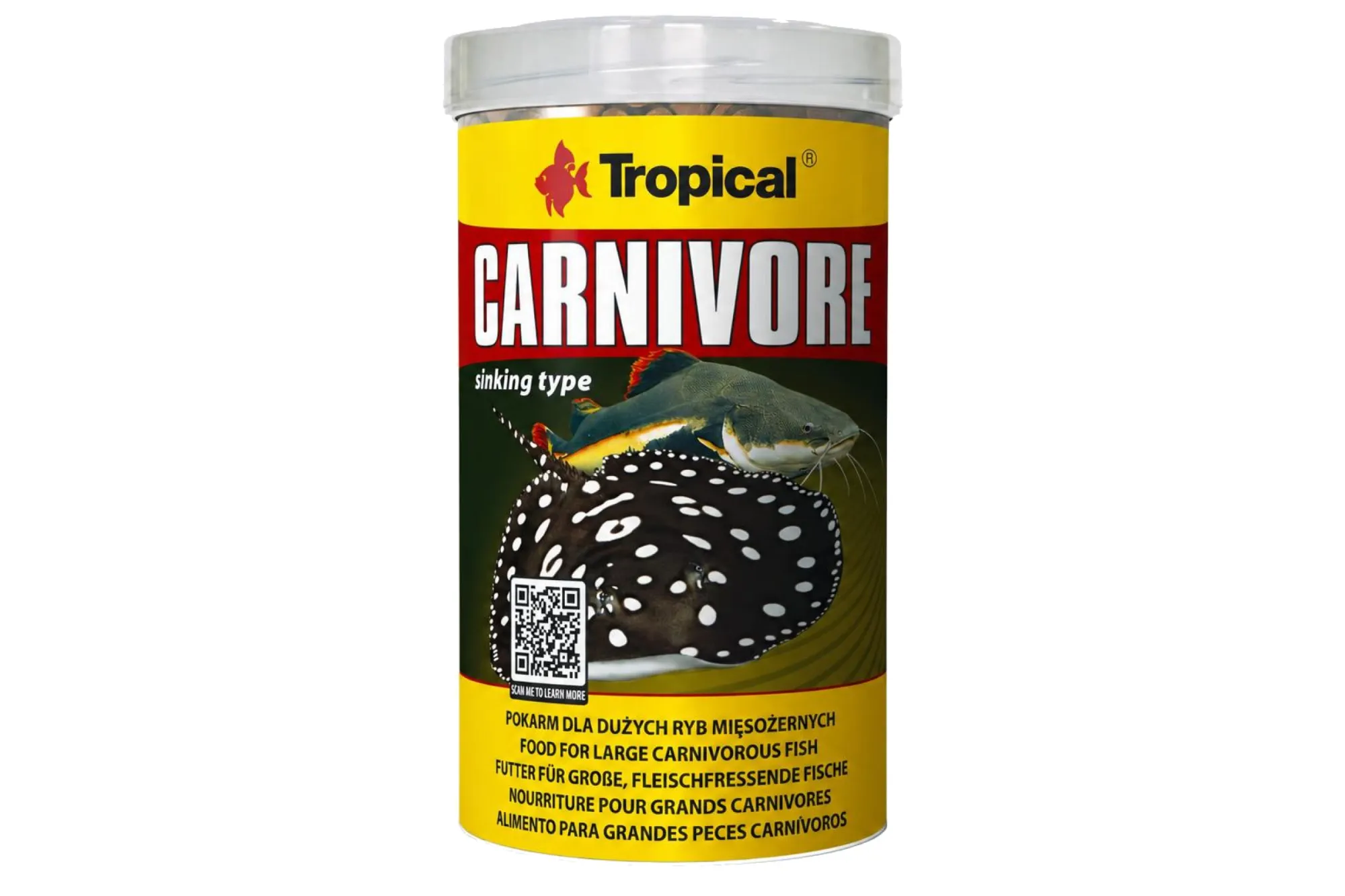 Tropical CARNIVORE 5000 ml / 3,0 kg – KI-generierte Abbildung aus Produktreferenz
