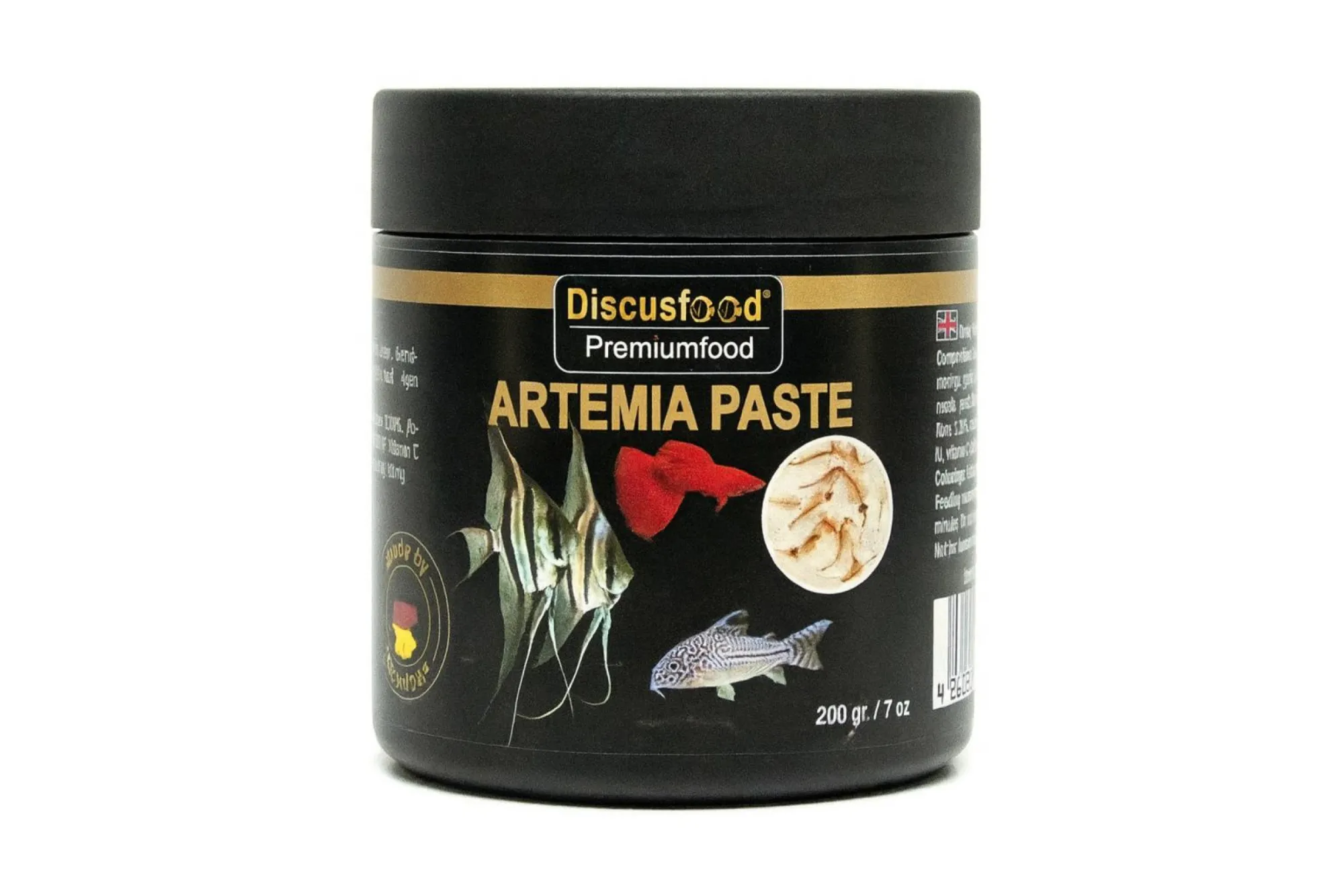 Discusfood Brine Shrimp / Artemia Paste 200 g – KI-generierte Abbildung aus Produktreferenz