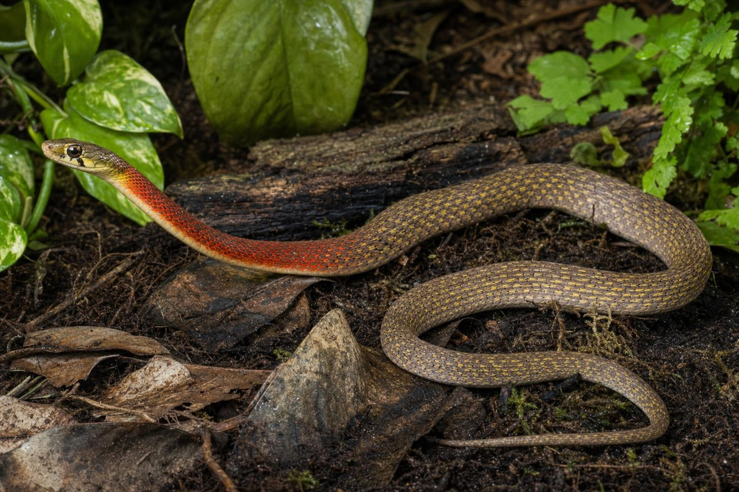 Rothals-Wassernatter, Rhapdophis subminiatus