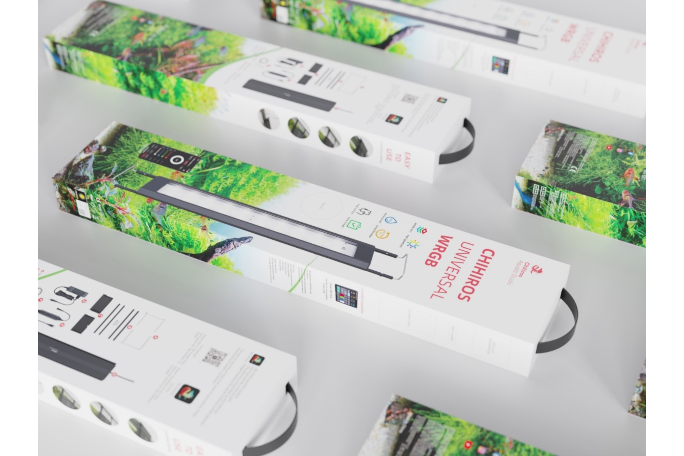 Chihiros Universal WRGB-Serie, smarte LED Beleuchtung in 8 Längen inkl. Bluetooth