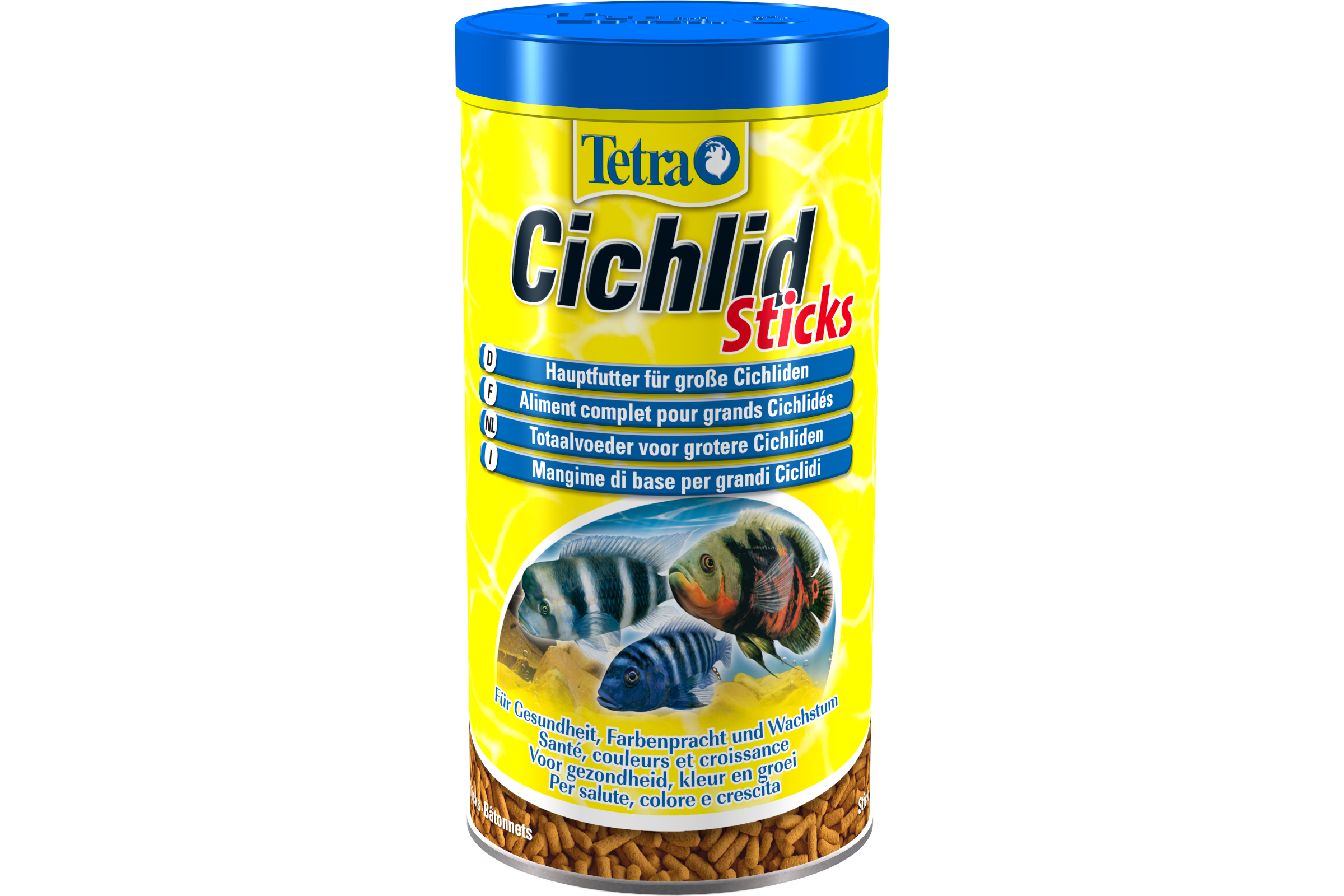 Tetra Cichlid Sticks, Hauptfutter-Sticks, 1 Liter