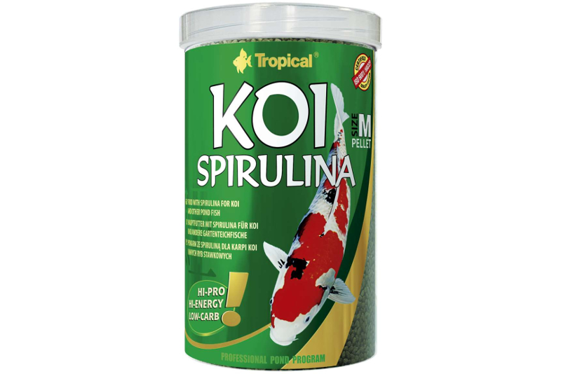 Tropical Koi Spirulina Pellet M, 1 Liter