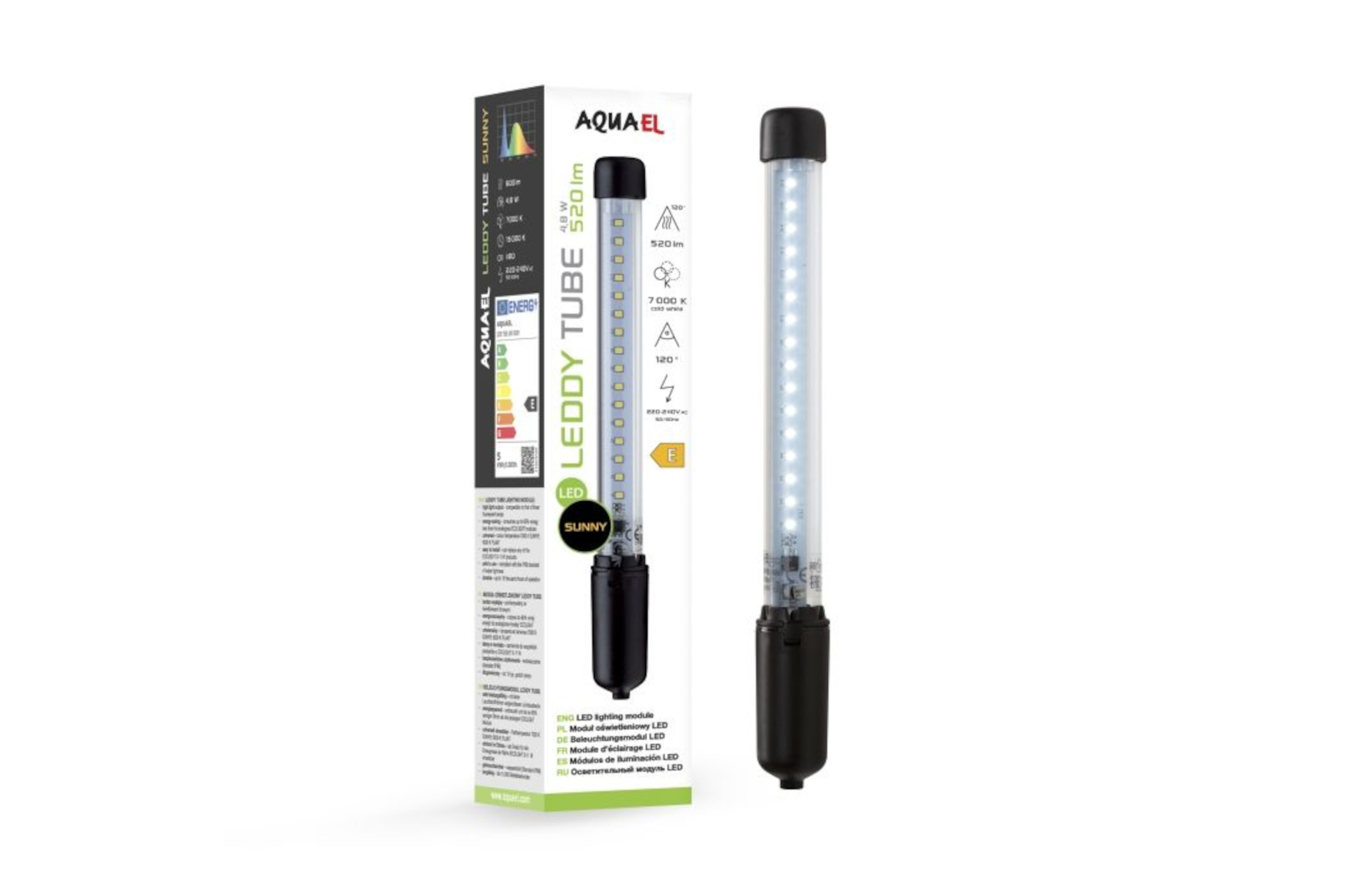 Aquael Leddy Tube Sunny LED, Ersatz-Beleuchtungsmodul, 4,8 W