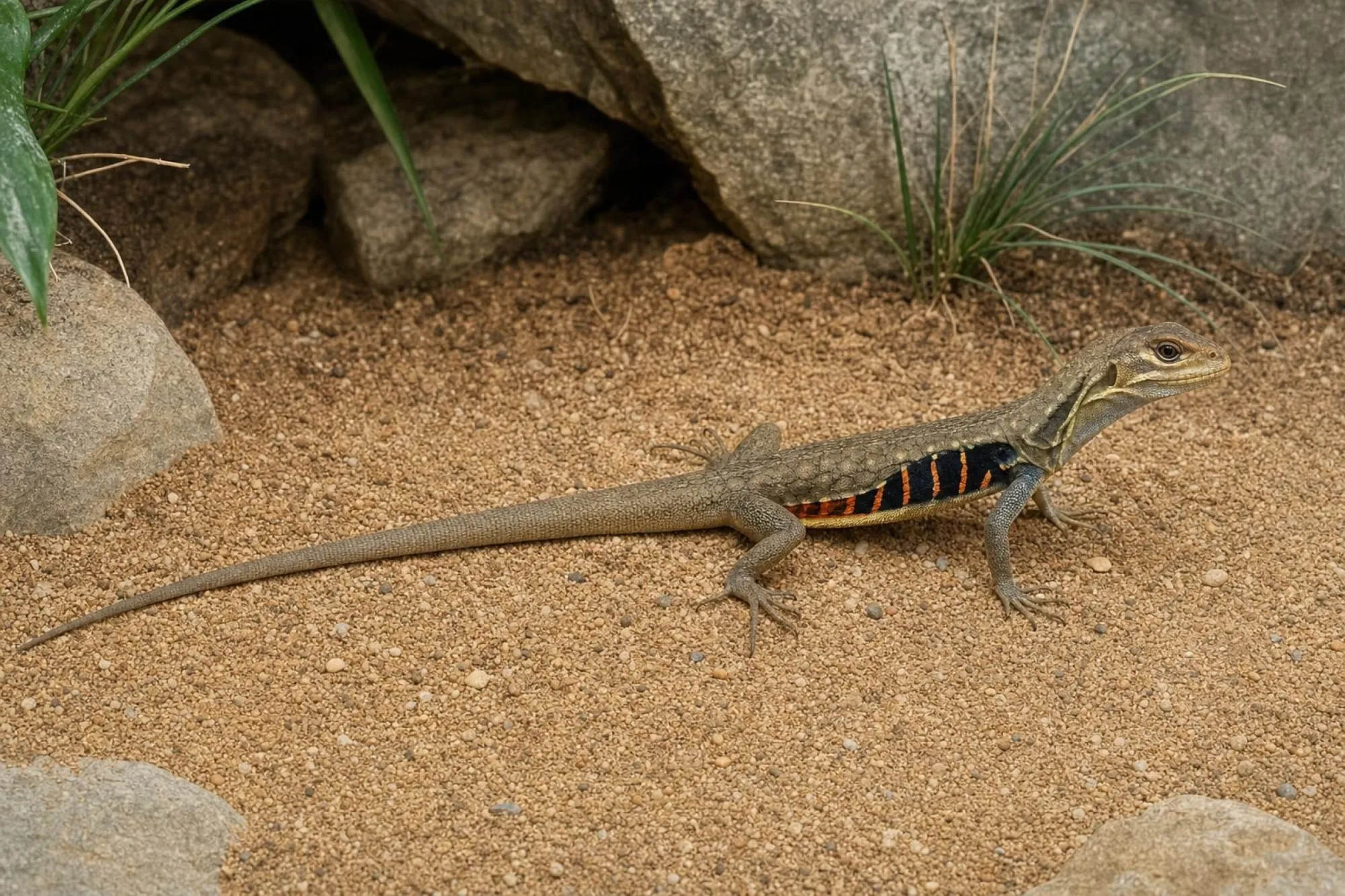 Reeves-Schmetterlingsagame, Leiolepis reevesii
