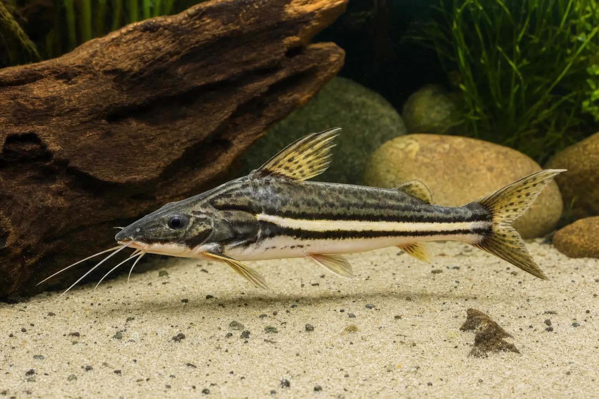Weißstreifen-Antennenwels, Pimelodus albofasciatus