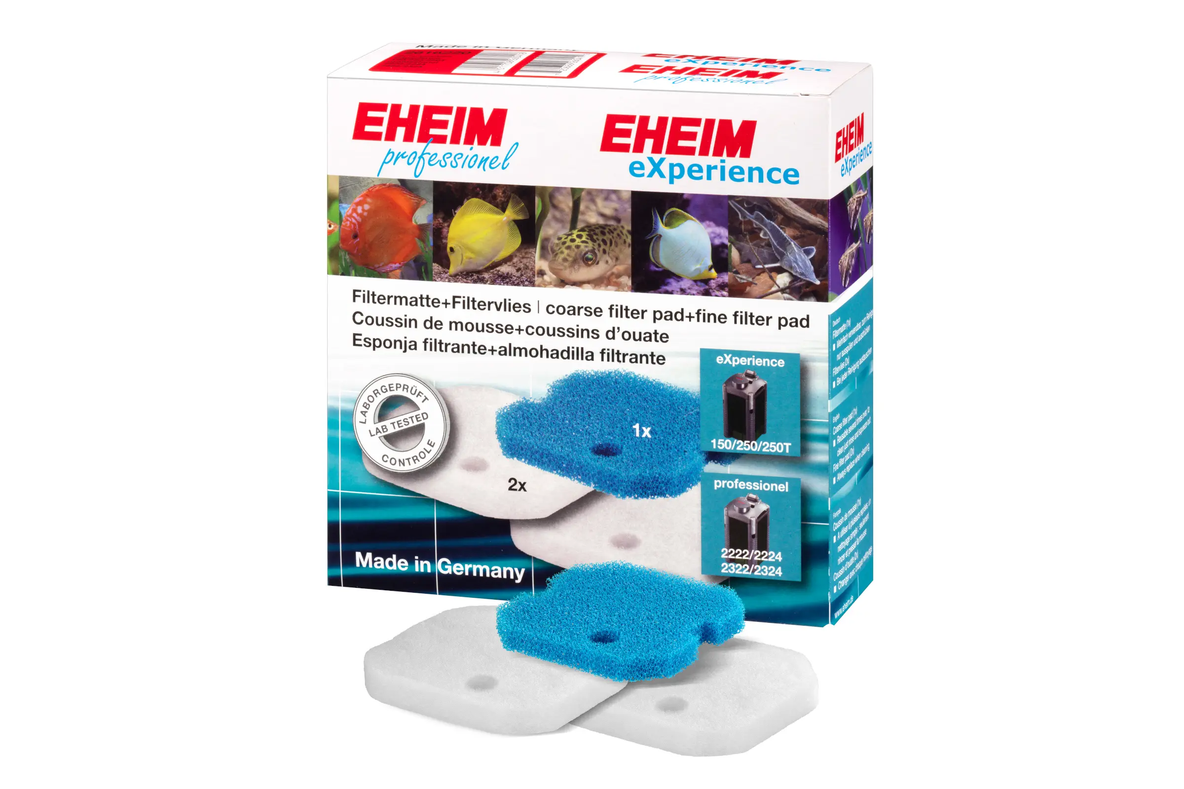 Eheim Filtermatte und Vliese für Experience und Prof. 1, 3 Stück