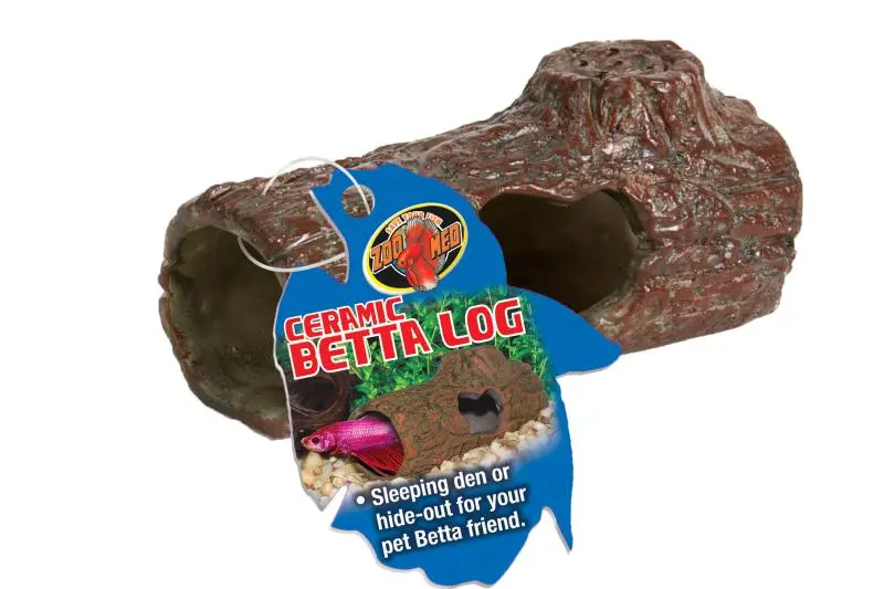 Zoomed Ceramic Betta Log Small, Höhle für Betta und Welse