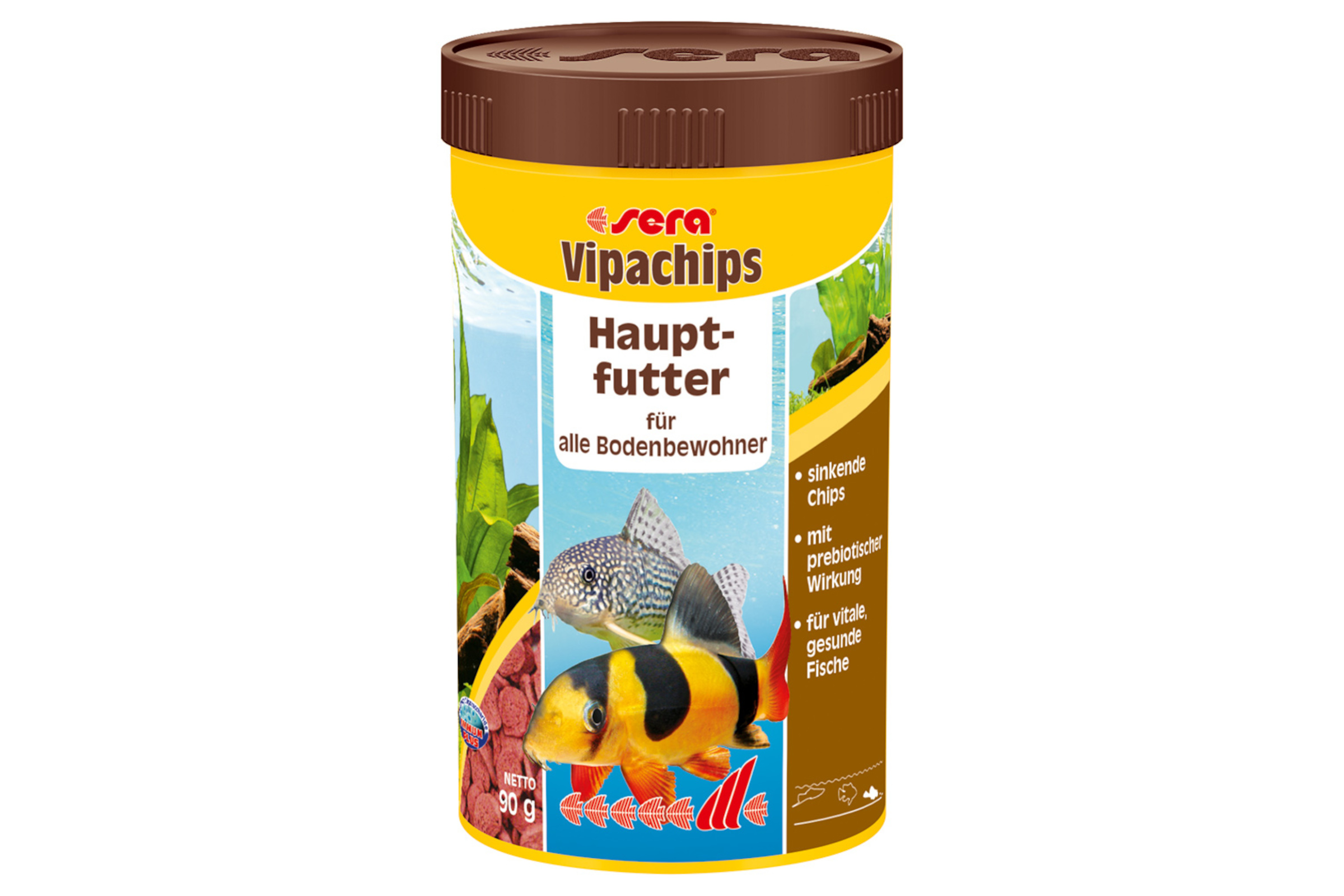 Sera Vipachips Nature, Hauptfutter-Chips, 250 ml