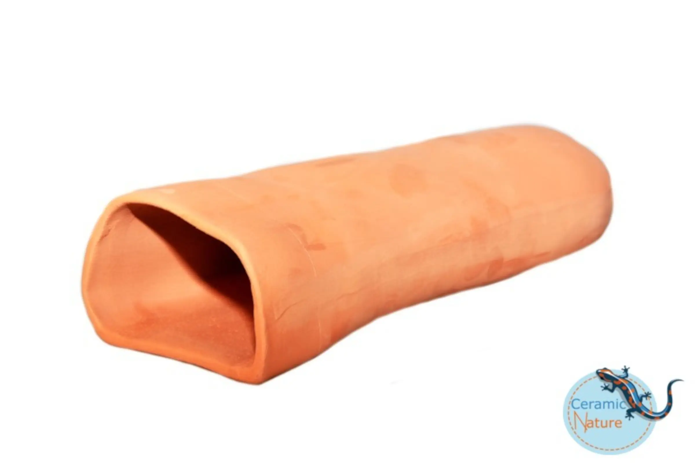 CeramicNature Höhle rund, extragroß – rot, ca. 19,5 × 7,8 × 6 cm