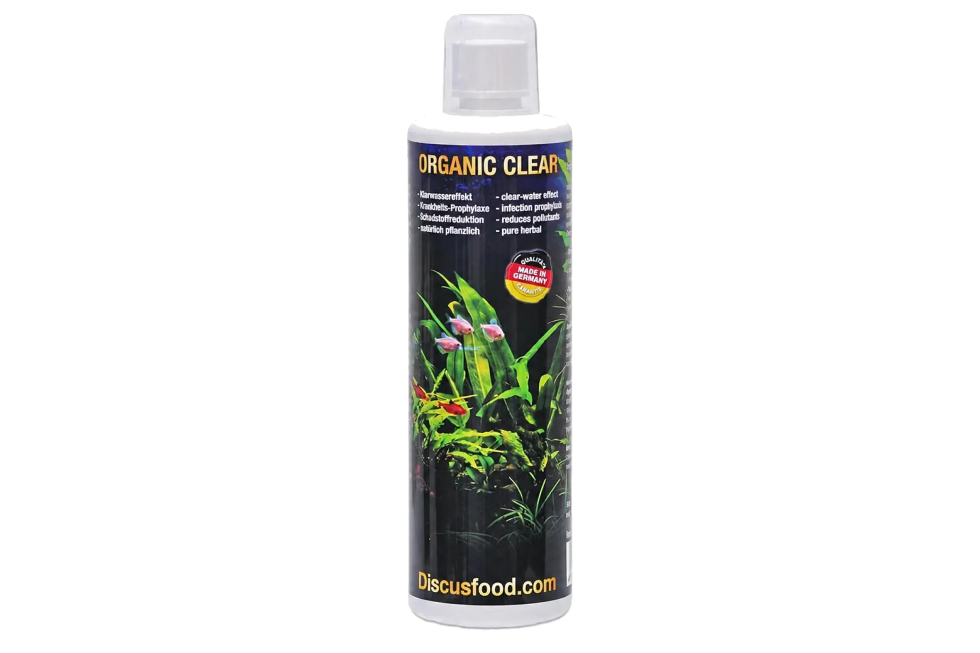 Discusfood Organic Clear 500 ml – KI-generierte Abbildung aus Produktreferenz