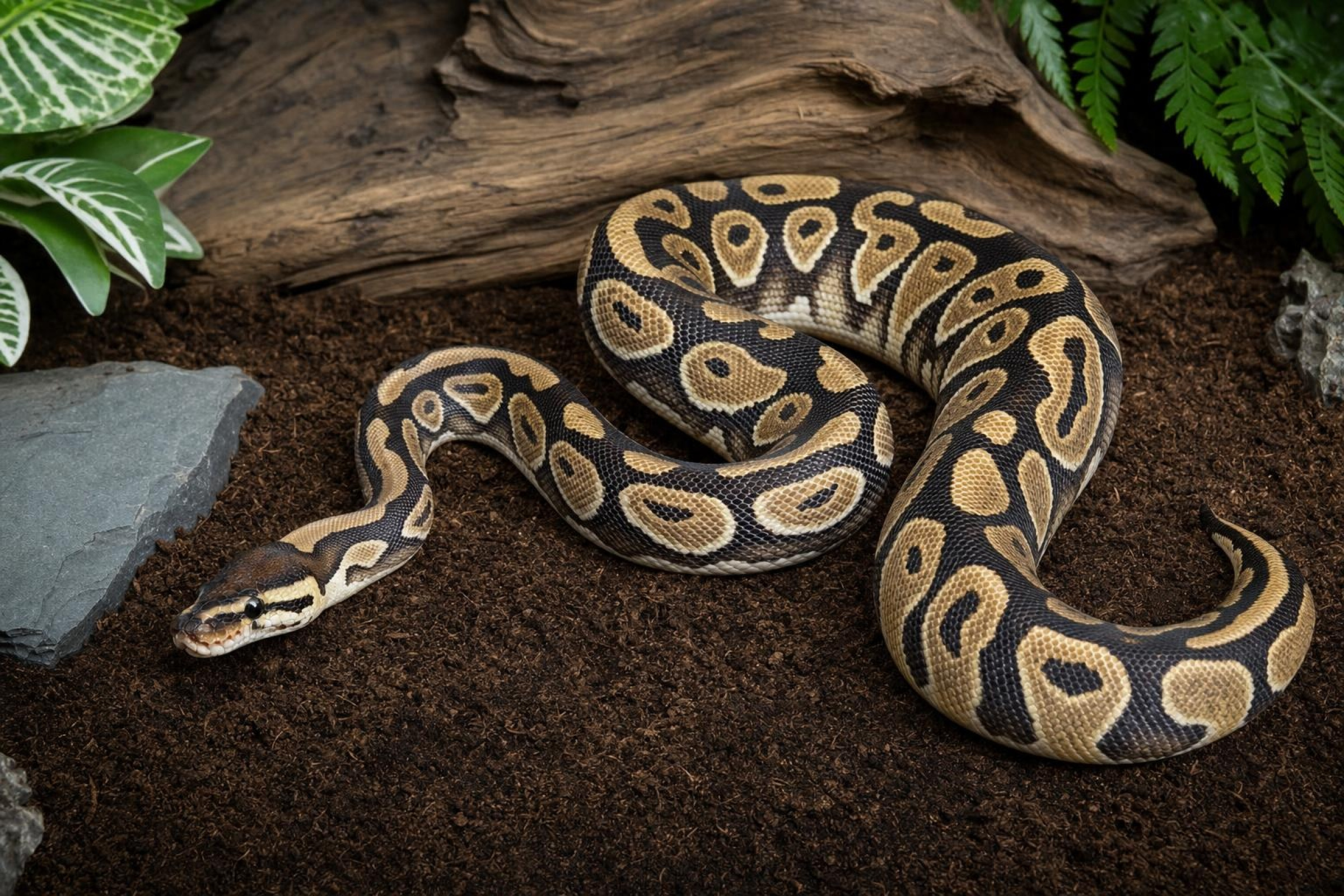Königspython „Russo het. Leucy“, Python regius