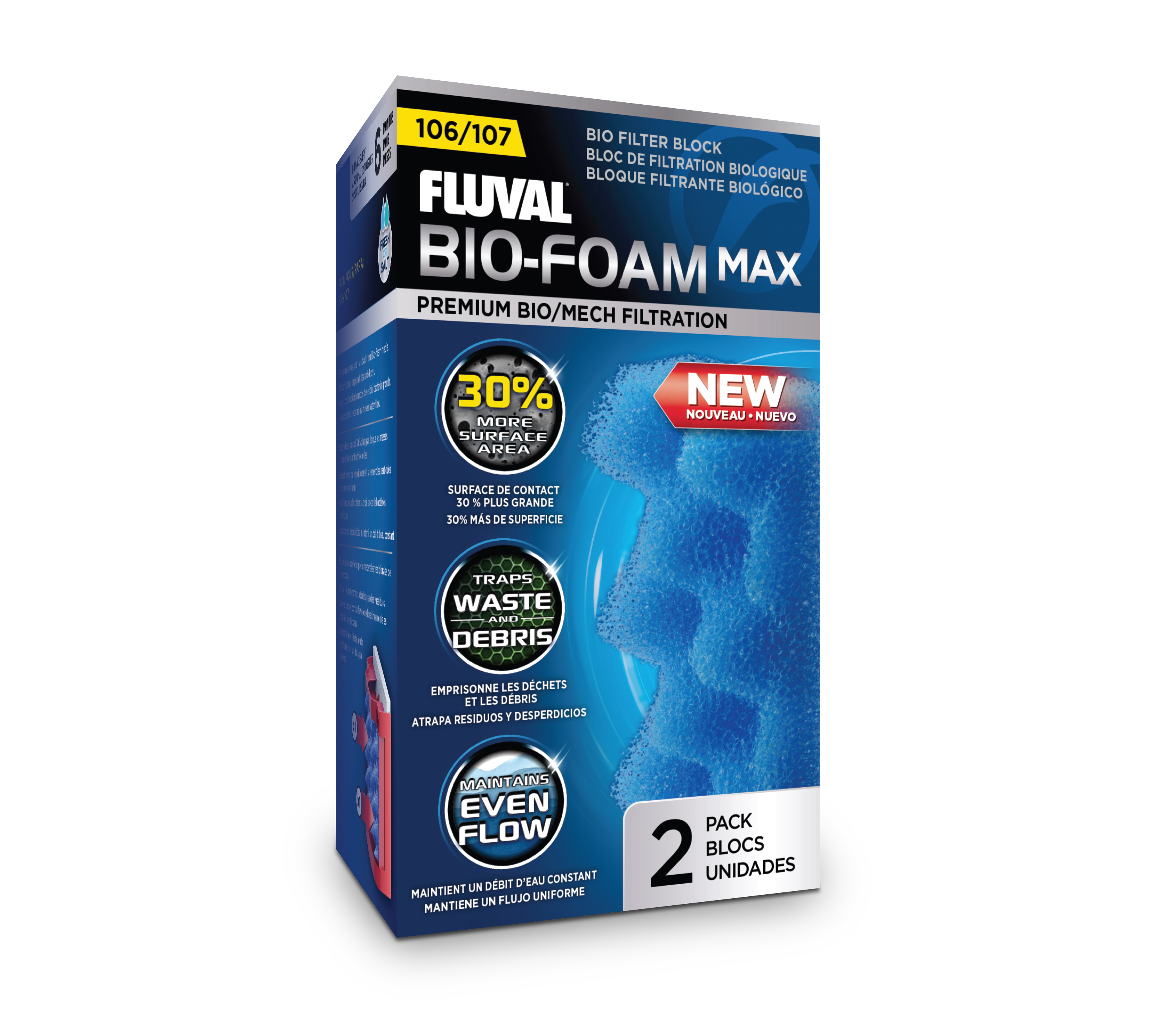 Fluval 107 Bio Foam MAX