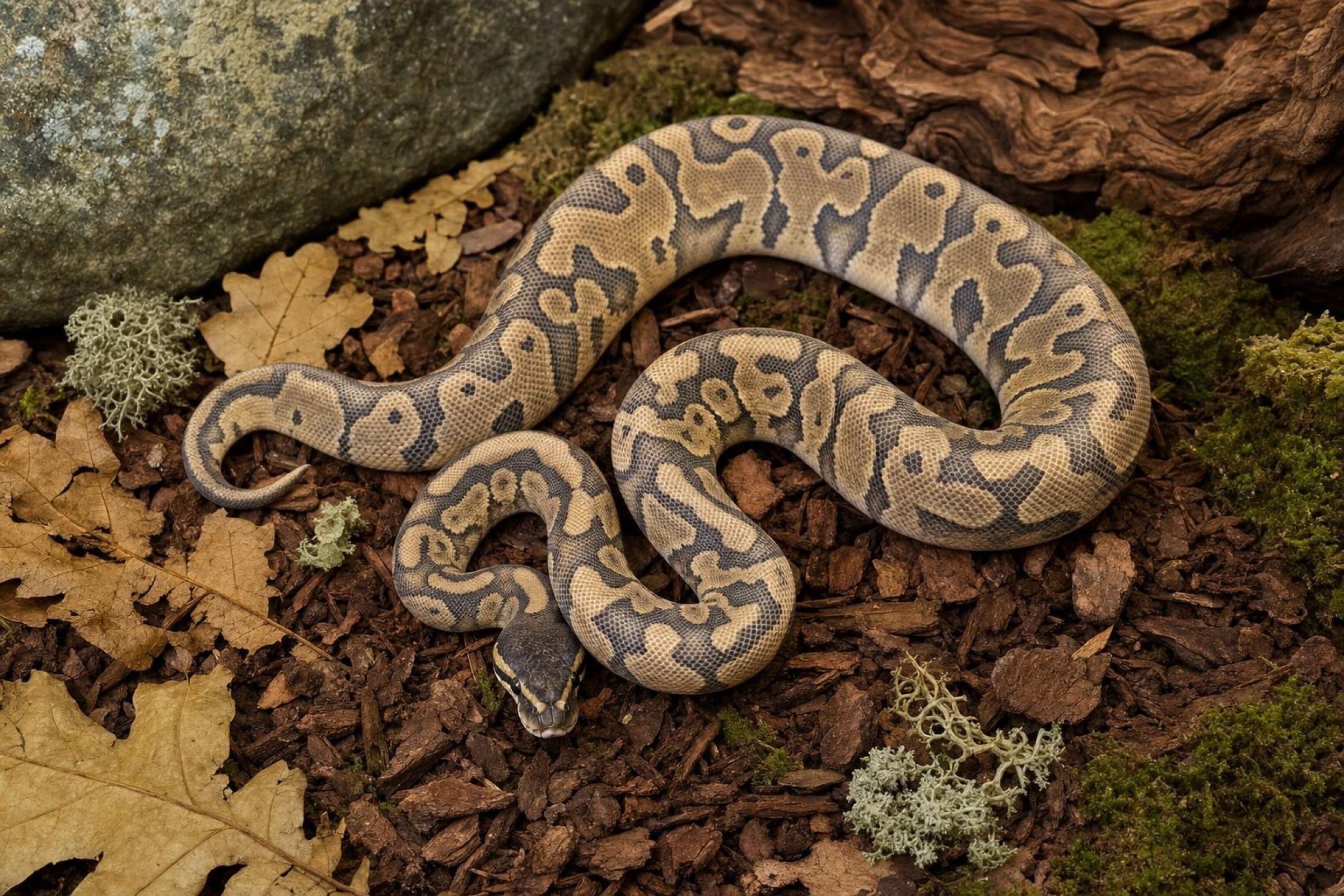 Gravel-Hypo-Königspython, Python regius