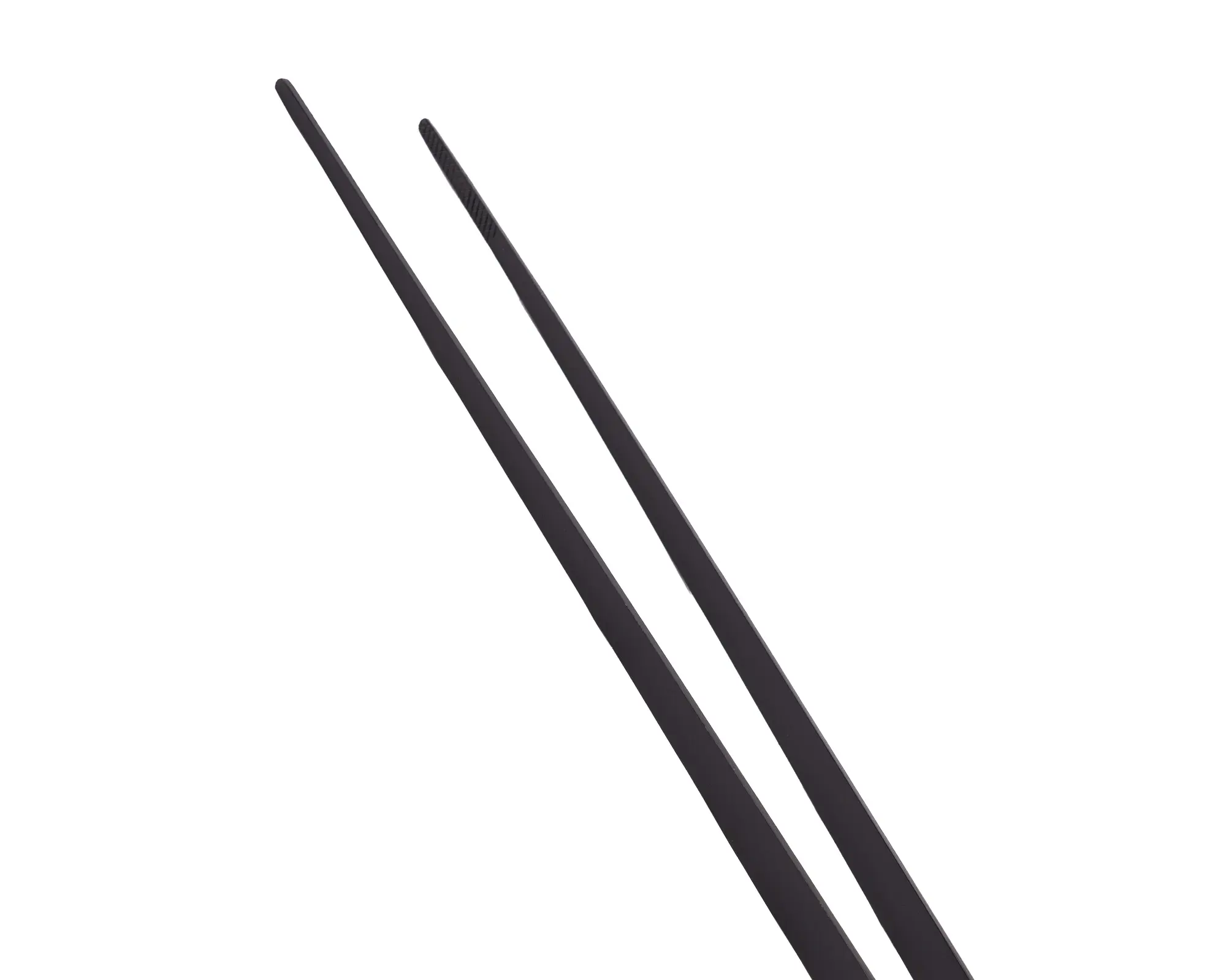 Schwarze Scheibenwischerblätter, 2 Stück