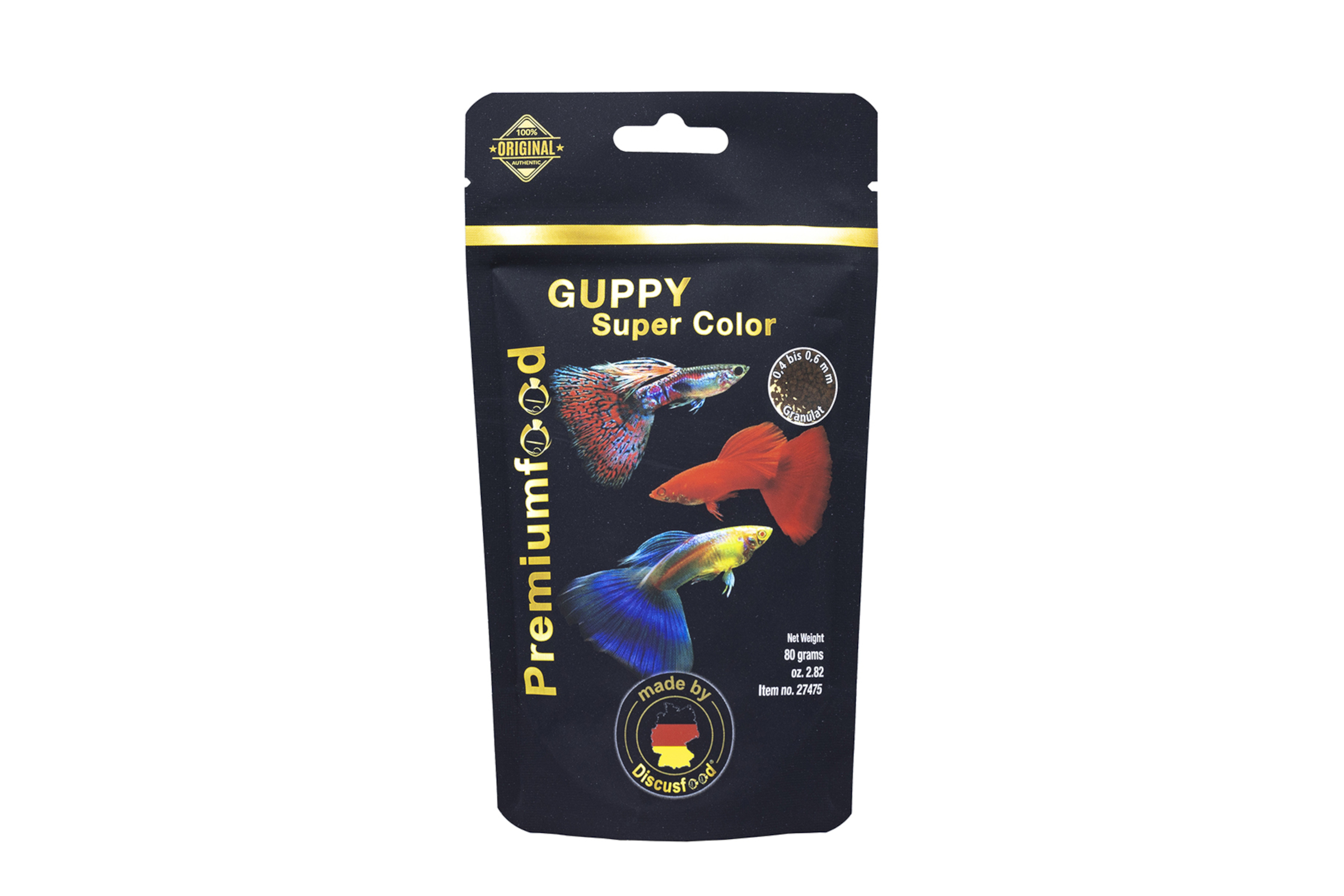 Discusfood Guppy Super Color Granulate Soft, 80 g