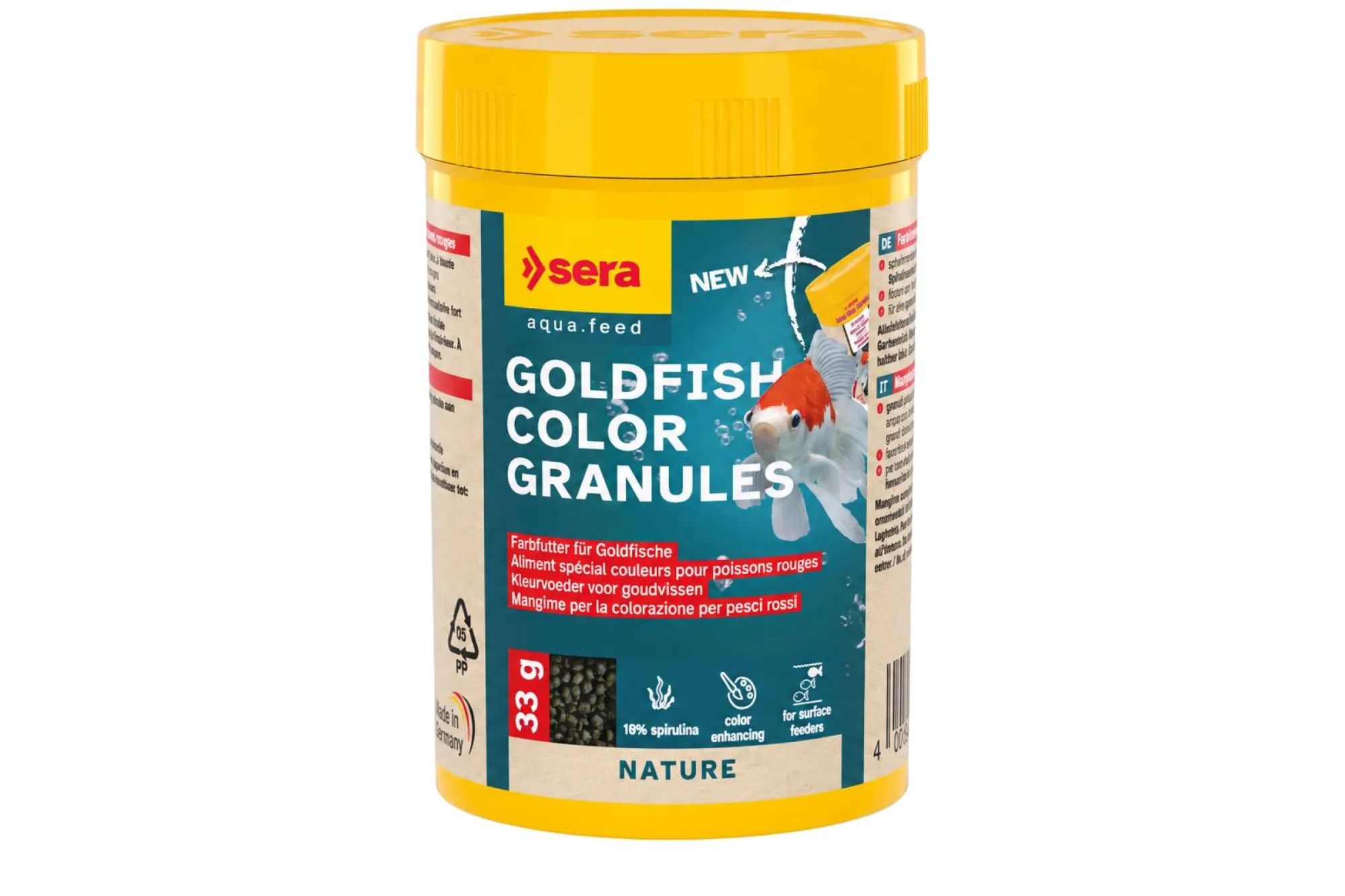 sera Goldfish Color Granules 100 ml (33 g) – KI-generierte Abbildung aus Produktreferenz