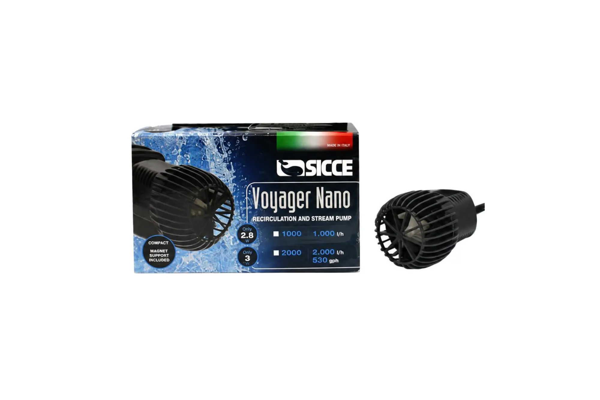 Sicce VOYAGER NANO 2000 Strömungspumpe – KI-generierte Abbildung aus Produktreferenz