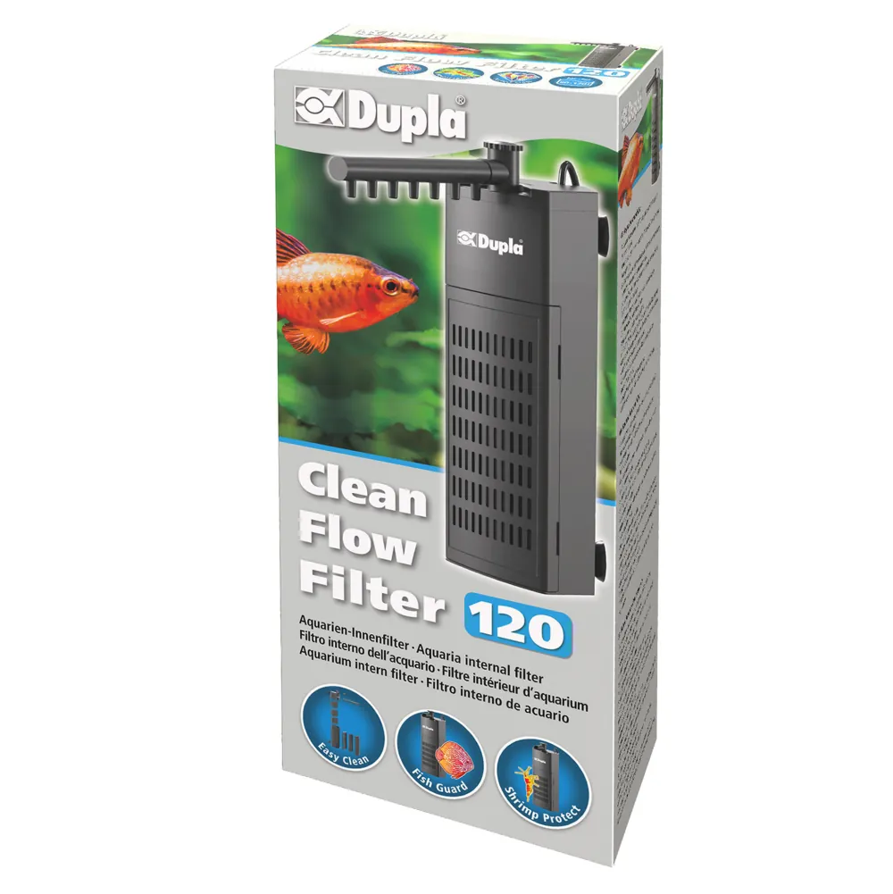 Produktbild Verpackung Clean Flow Filter mit Filtereinheit; Dupla Ersatz-Filterpads für Clean Flow Filter 80 – passgenaue Vorfiltermatte zur Wiederherstellung von Durchfluss und Reinigungsleistung