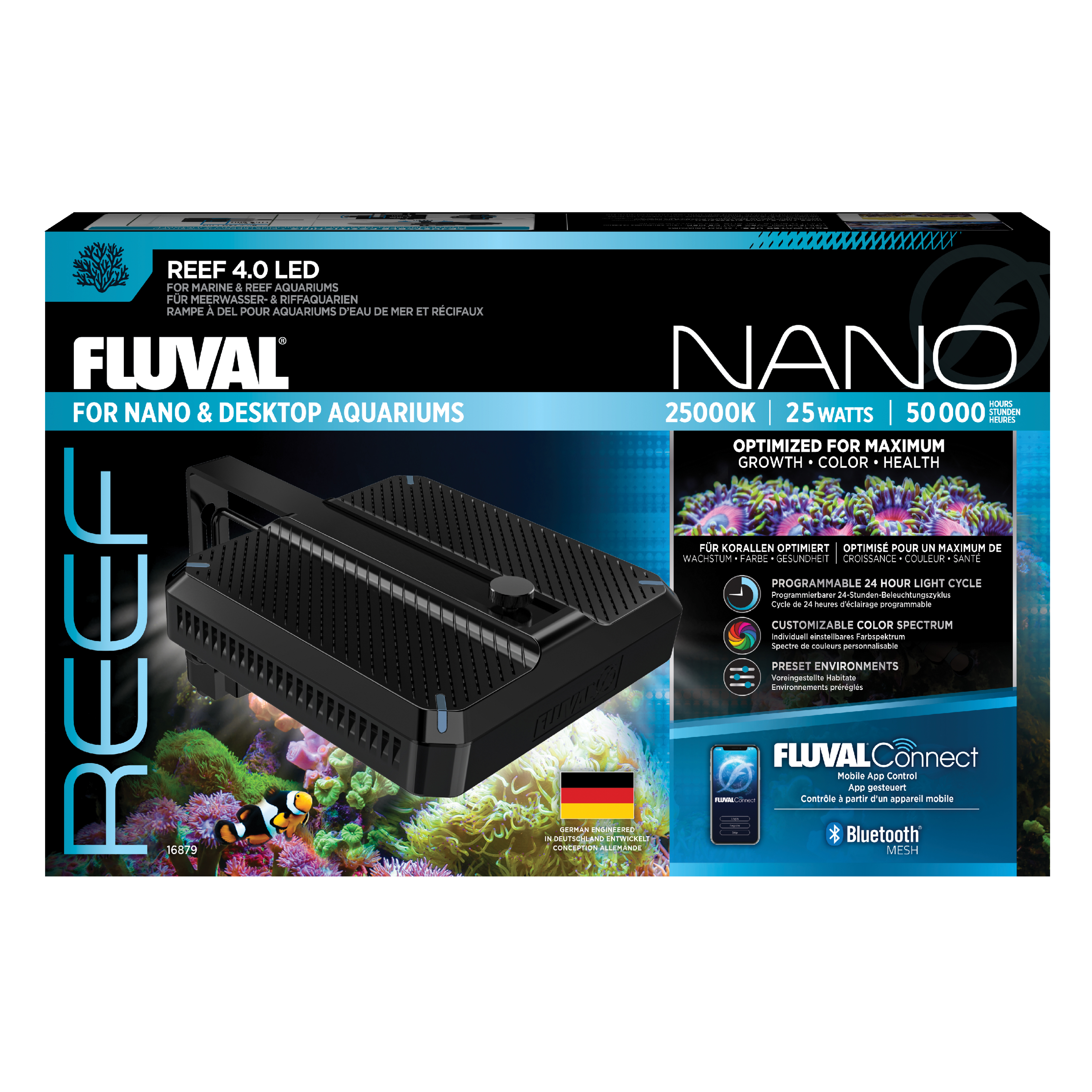 Fluval Nano Reef 4.0 LED, 25W Fluval Nano Reef 4.0 LED, 25W