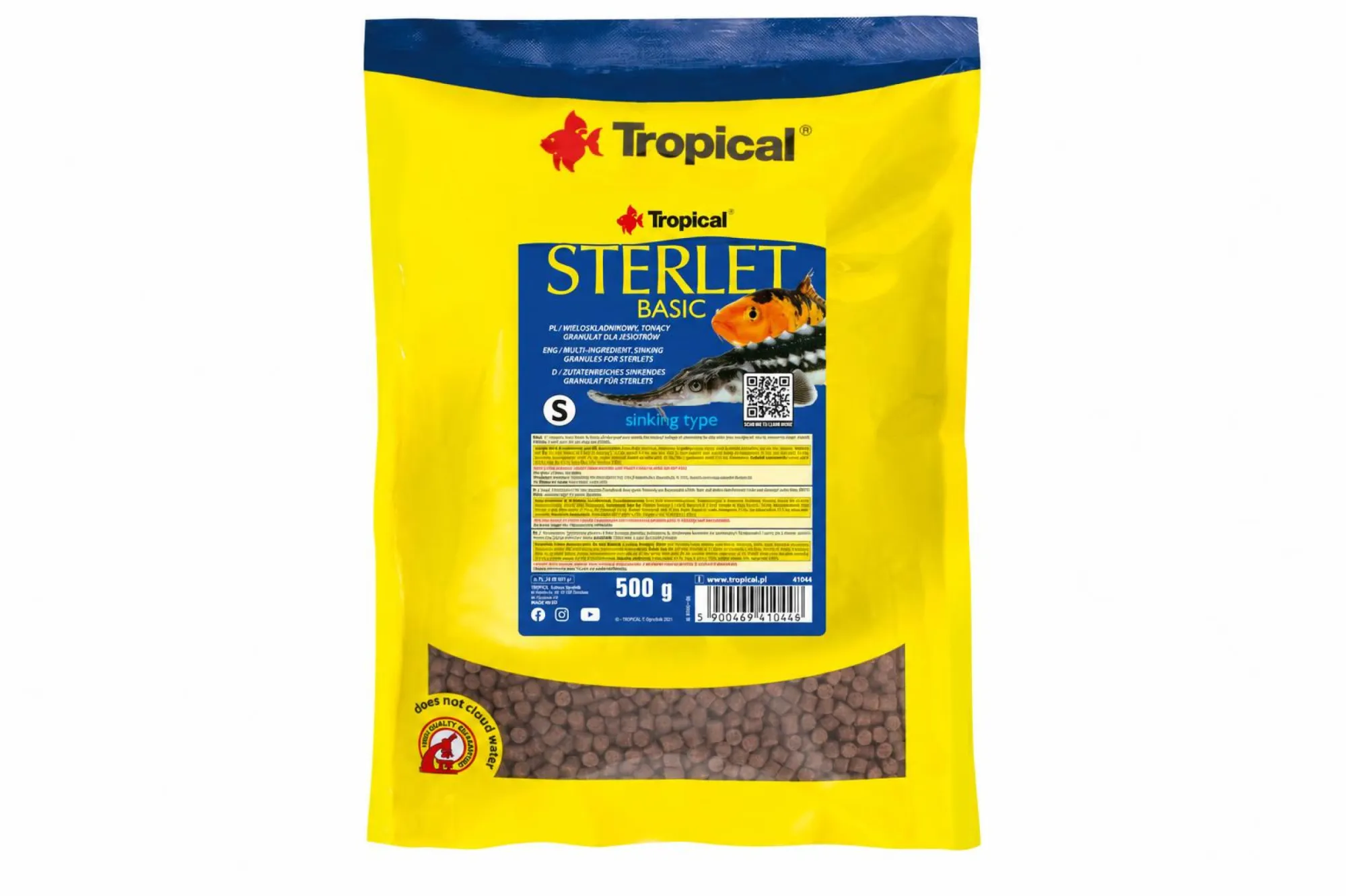 Tropical Sterlet Basic S 1000 ml / 500 g – KI-generierte Abbildung aus Produktreferenz