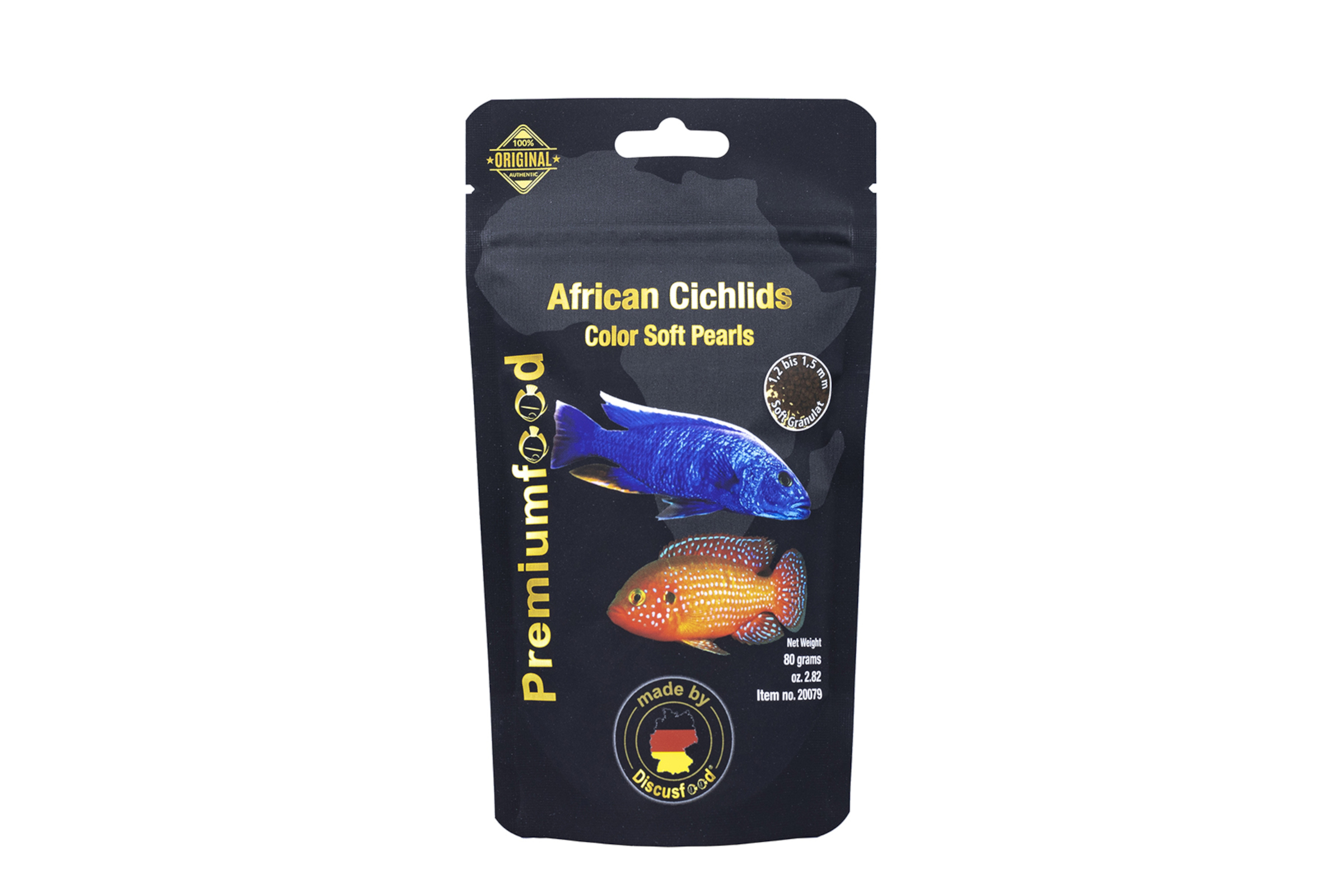 Discusfood African Cichlid Color Pearls Soft, 80 g