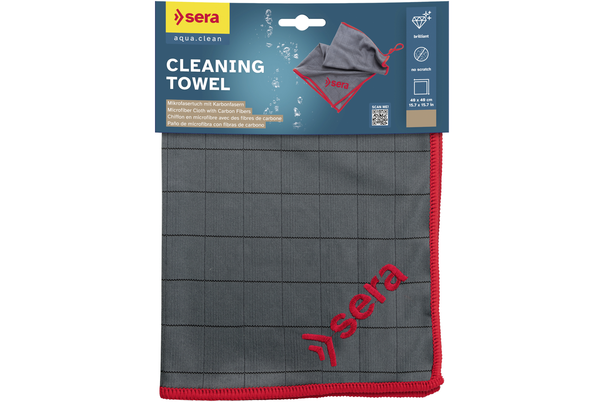 Sera Cleaning Towel, Reinigungstuch, 40x40 cm