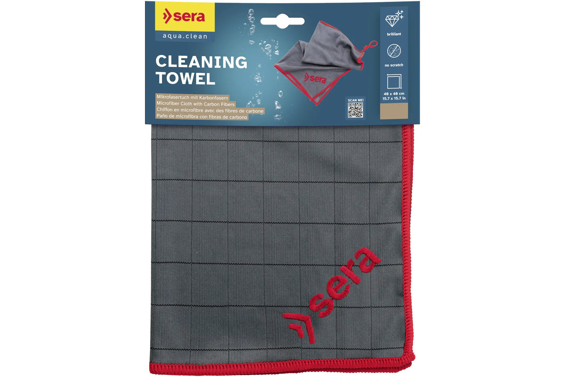 Sera Cleaning Towel, Reinigungstuch, 40x40 cm