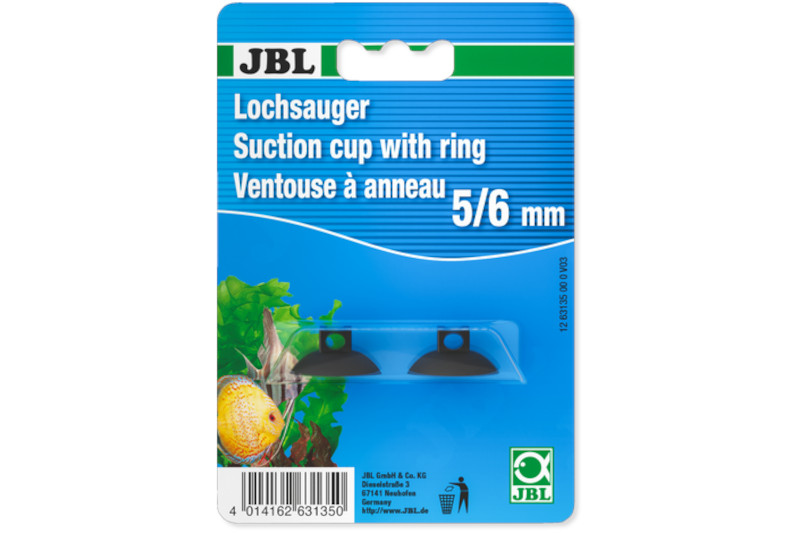 JBL LochSauger 6 mm (u.a. Thermometer), 2 St.