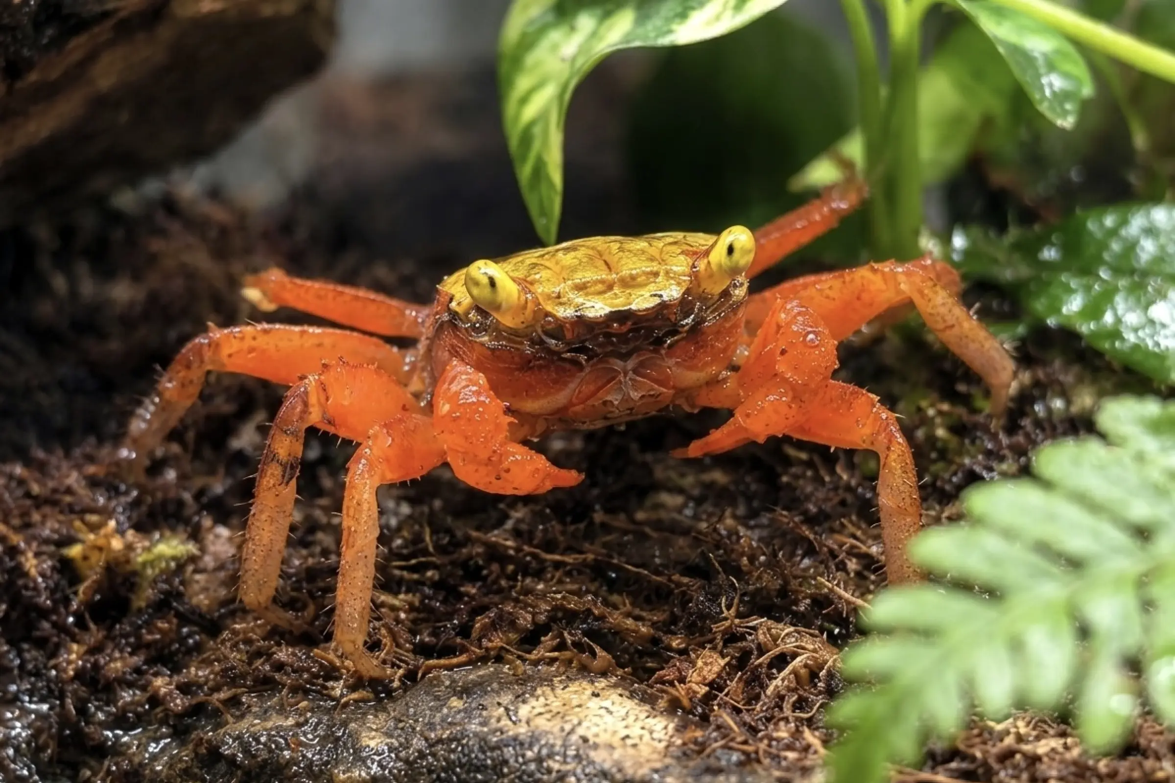 Red-Knight-Vampirkrabbe, Geosesarma sp.