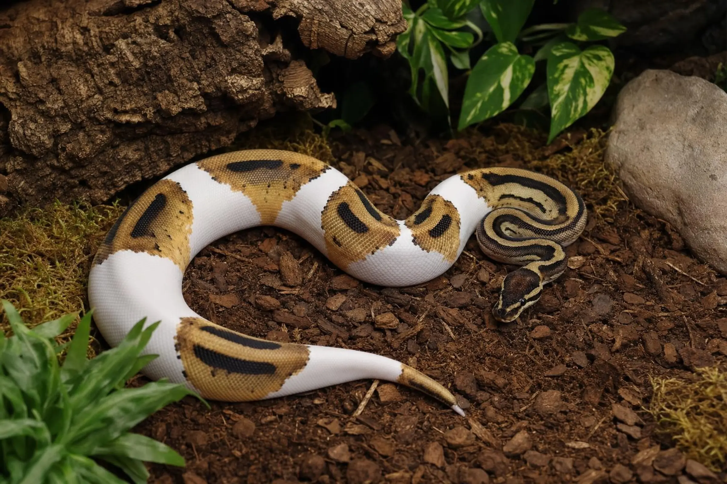 Lesser-Pied-Königspython, Python regius